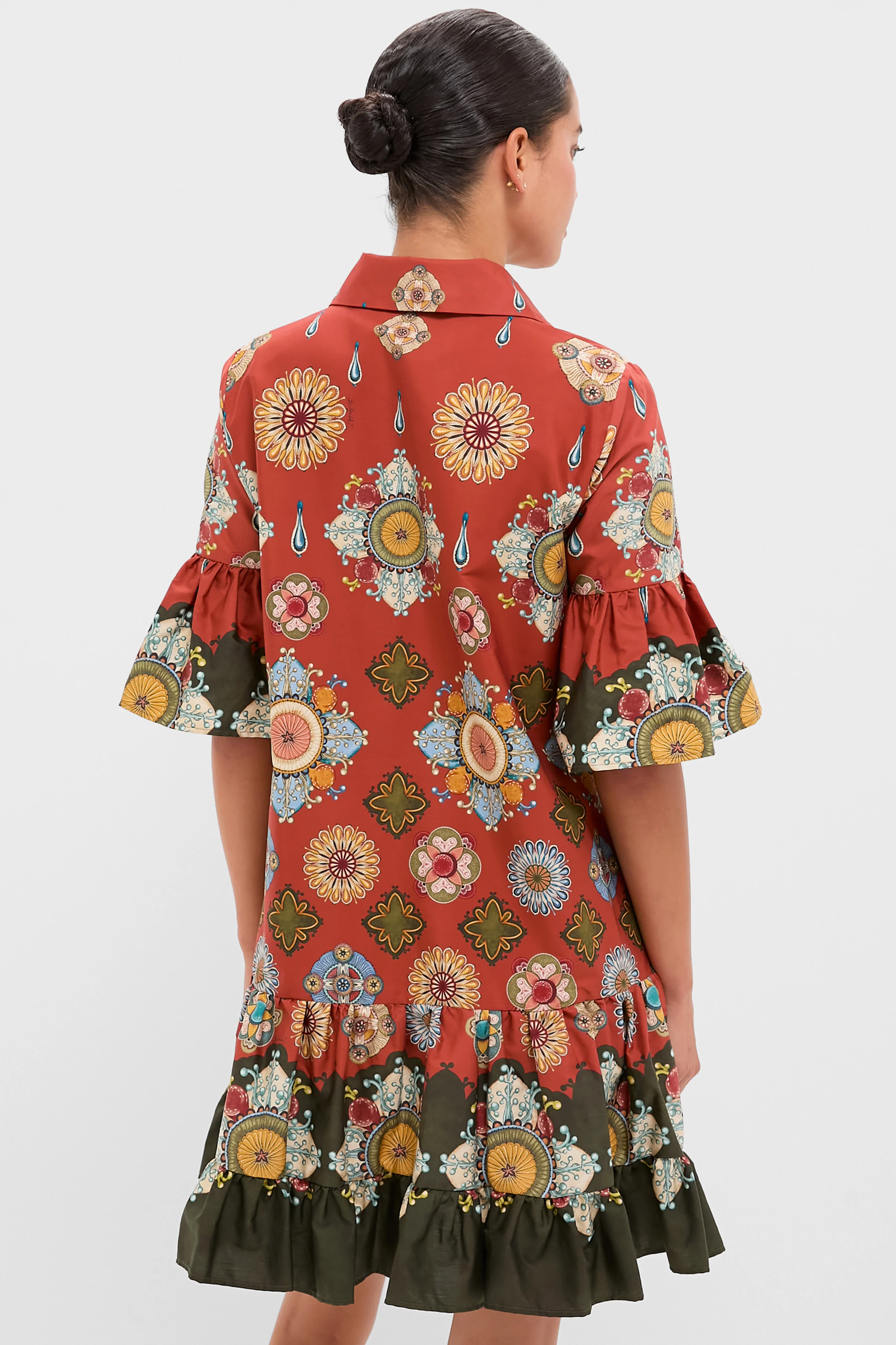 Nucleus Rust Placee Choux Dress - Image 4