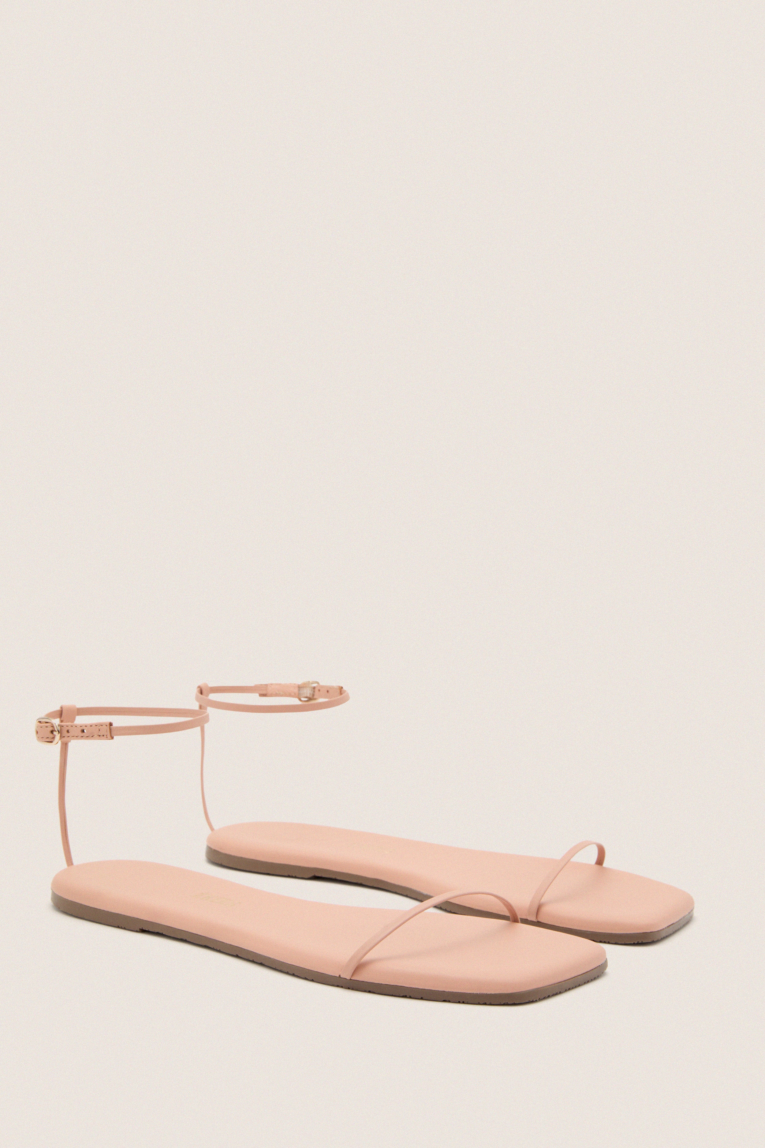 Nude Beach Square Toe Twiggy Sandals - Image 4