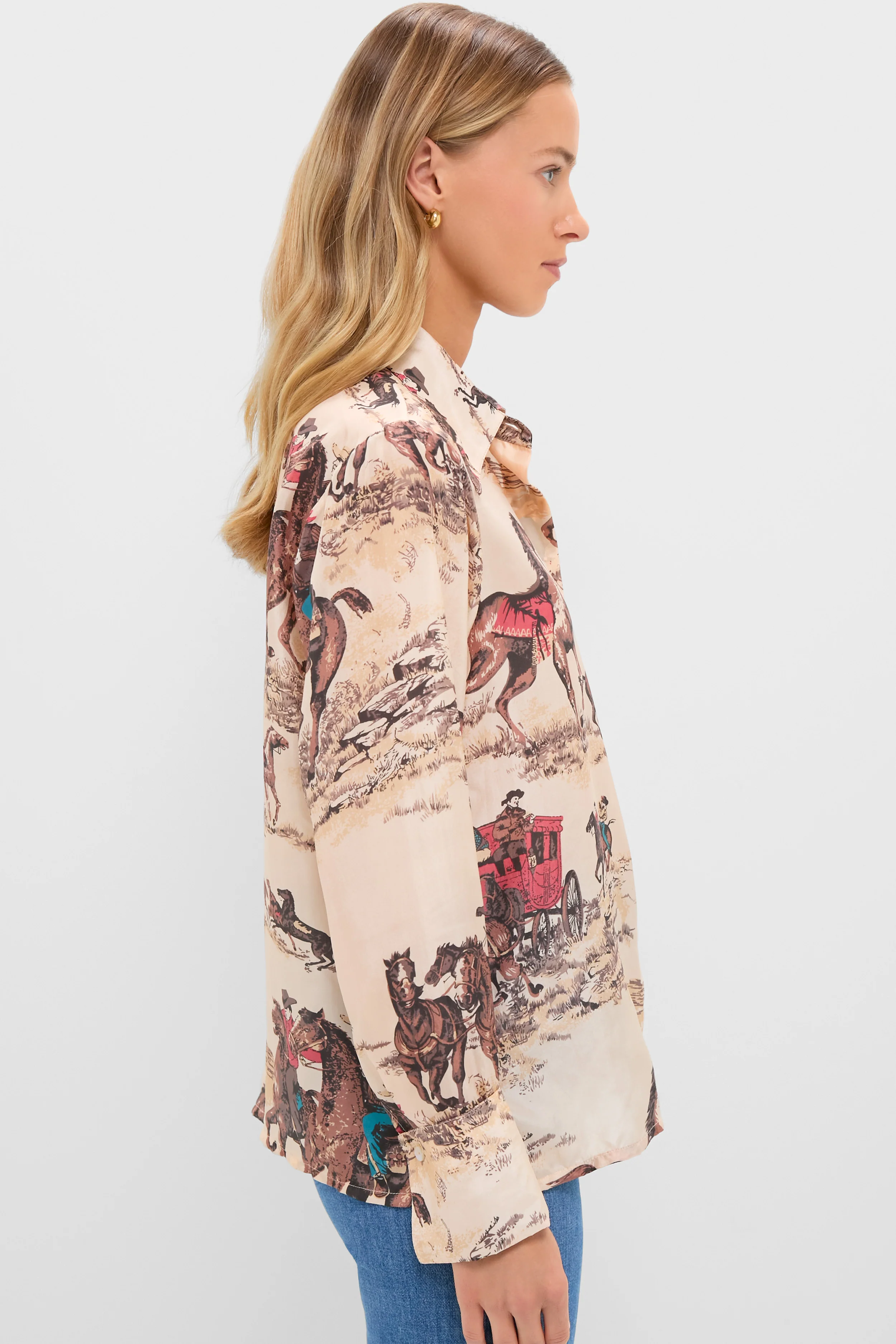 Nude Canyon Dana Cowboy Silk Shirt - Image 3