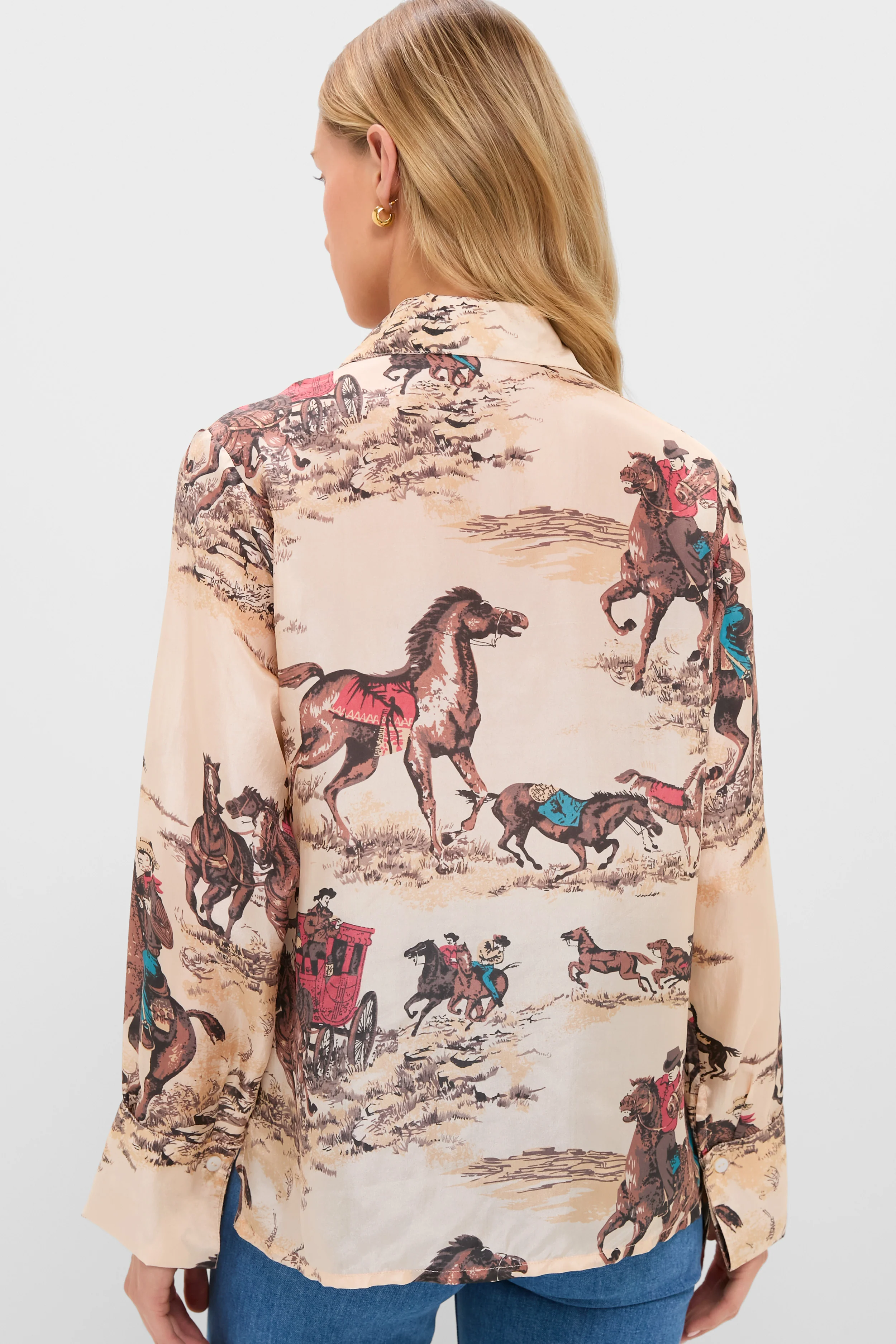 Nude Canyon Dana Cowboy Silk Shirt - Image 4