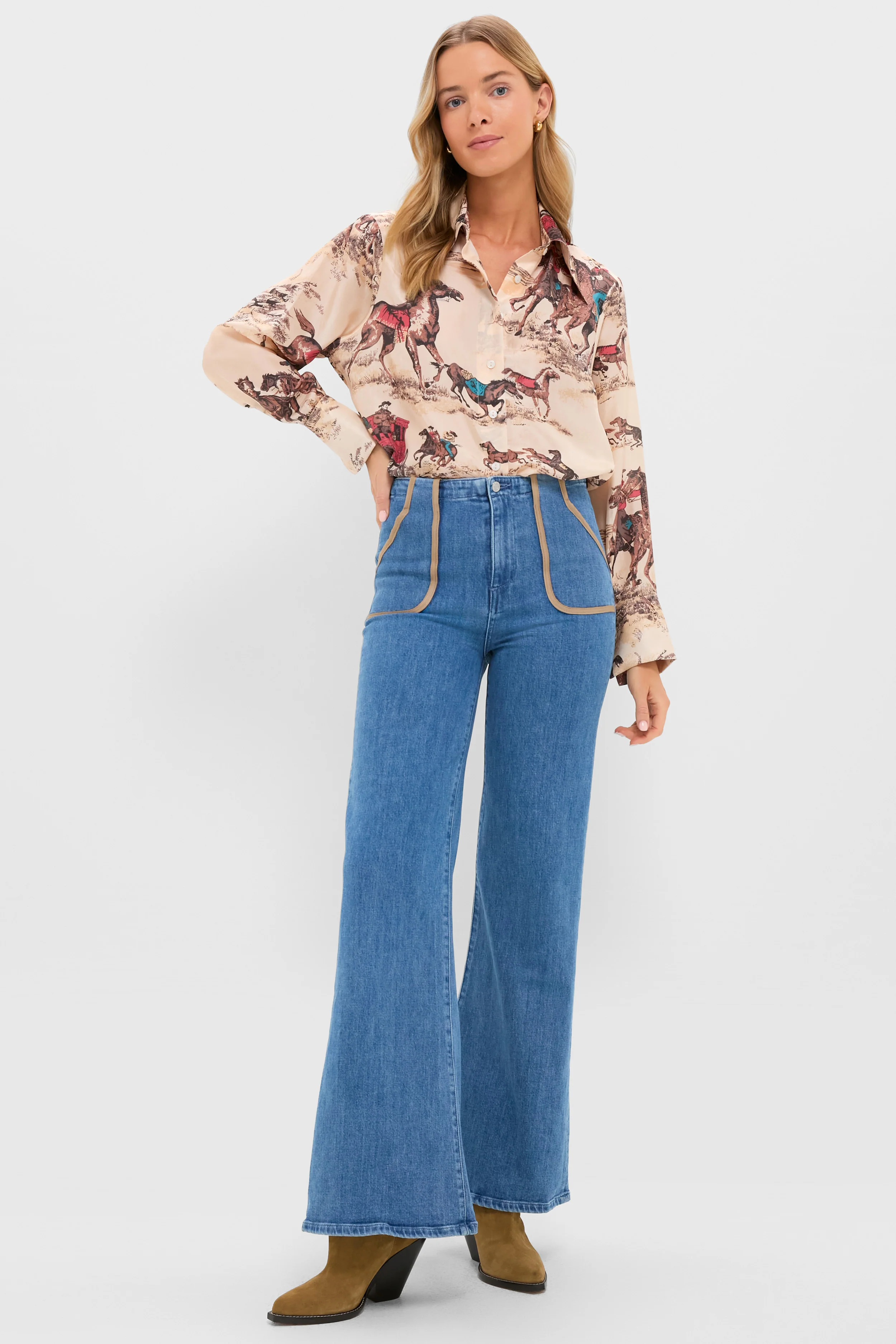Nude Canyon Dana Cowboy Silk Shirt - Image 6