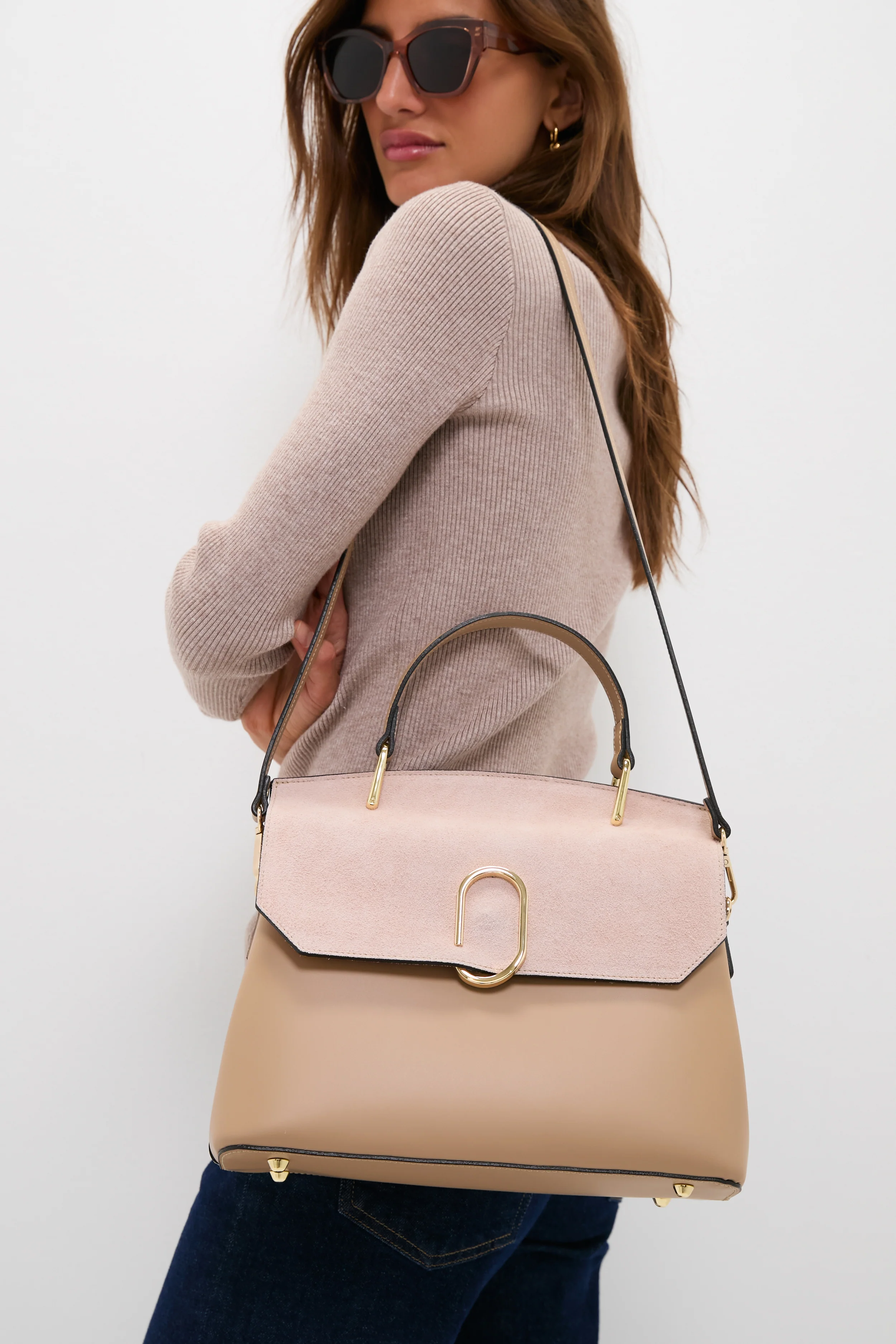 Nude Thais Satchel Bag - Image 2