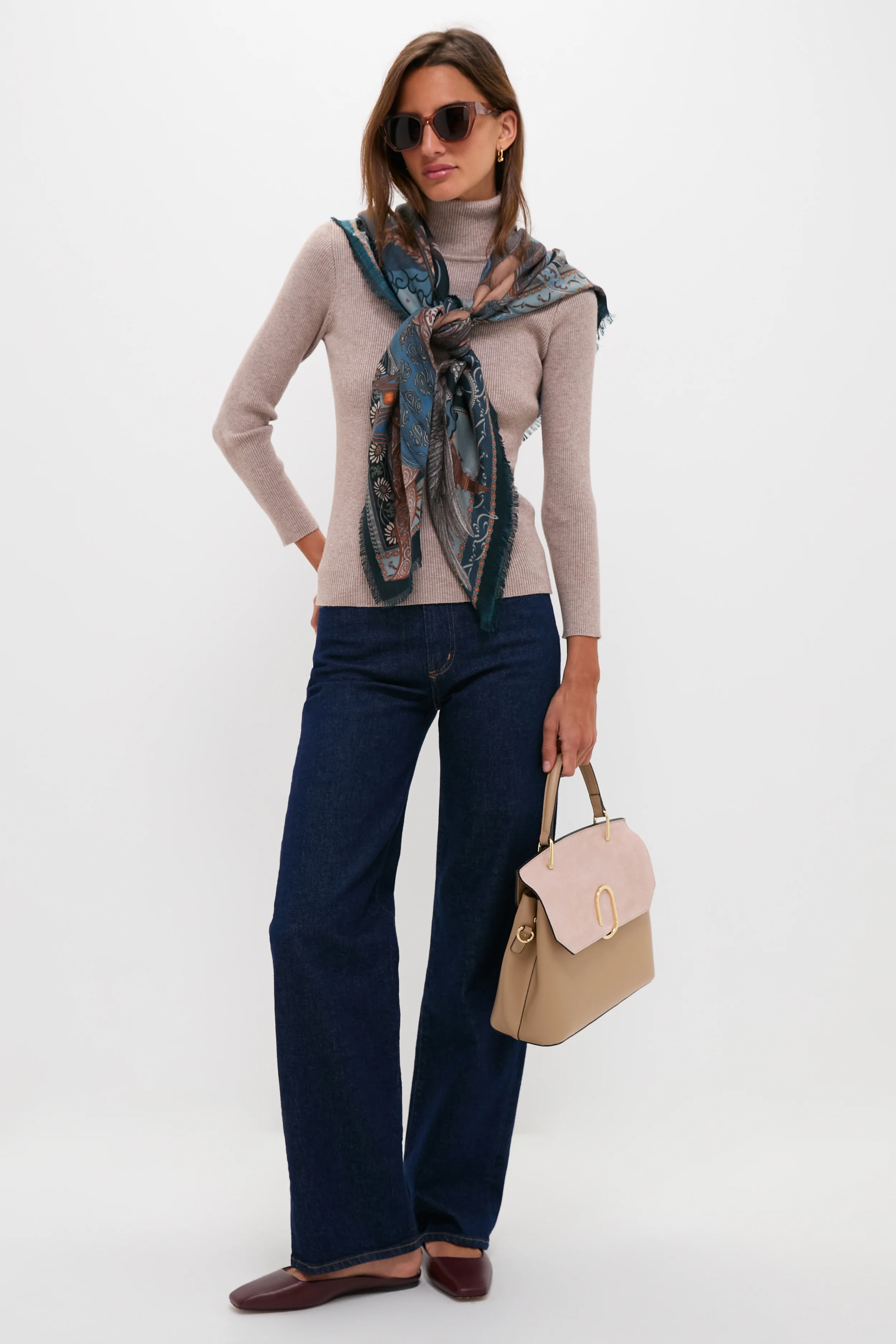 Nude Thais Satchel Bag - Image 3