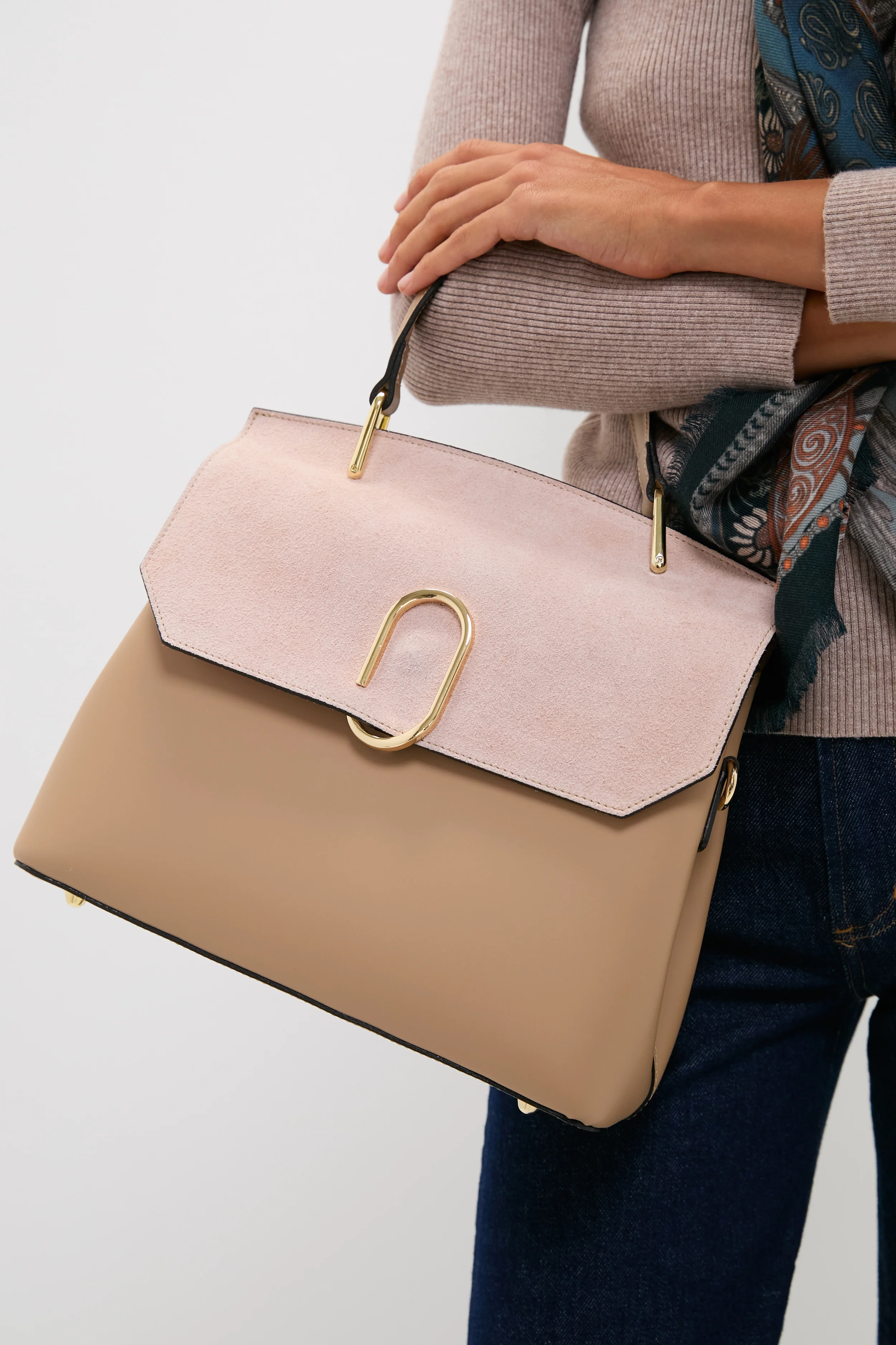 Nude Thais Satchel Bag - Image 6