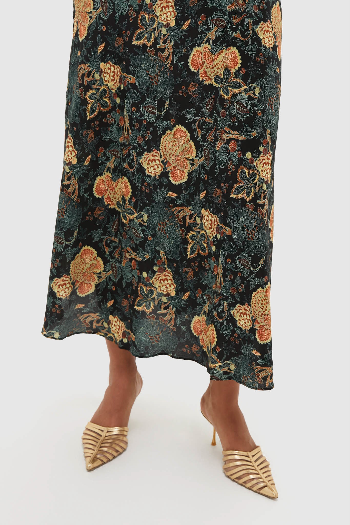 Nuit Ines Puff Sleeve Midi Dress - Image 5
