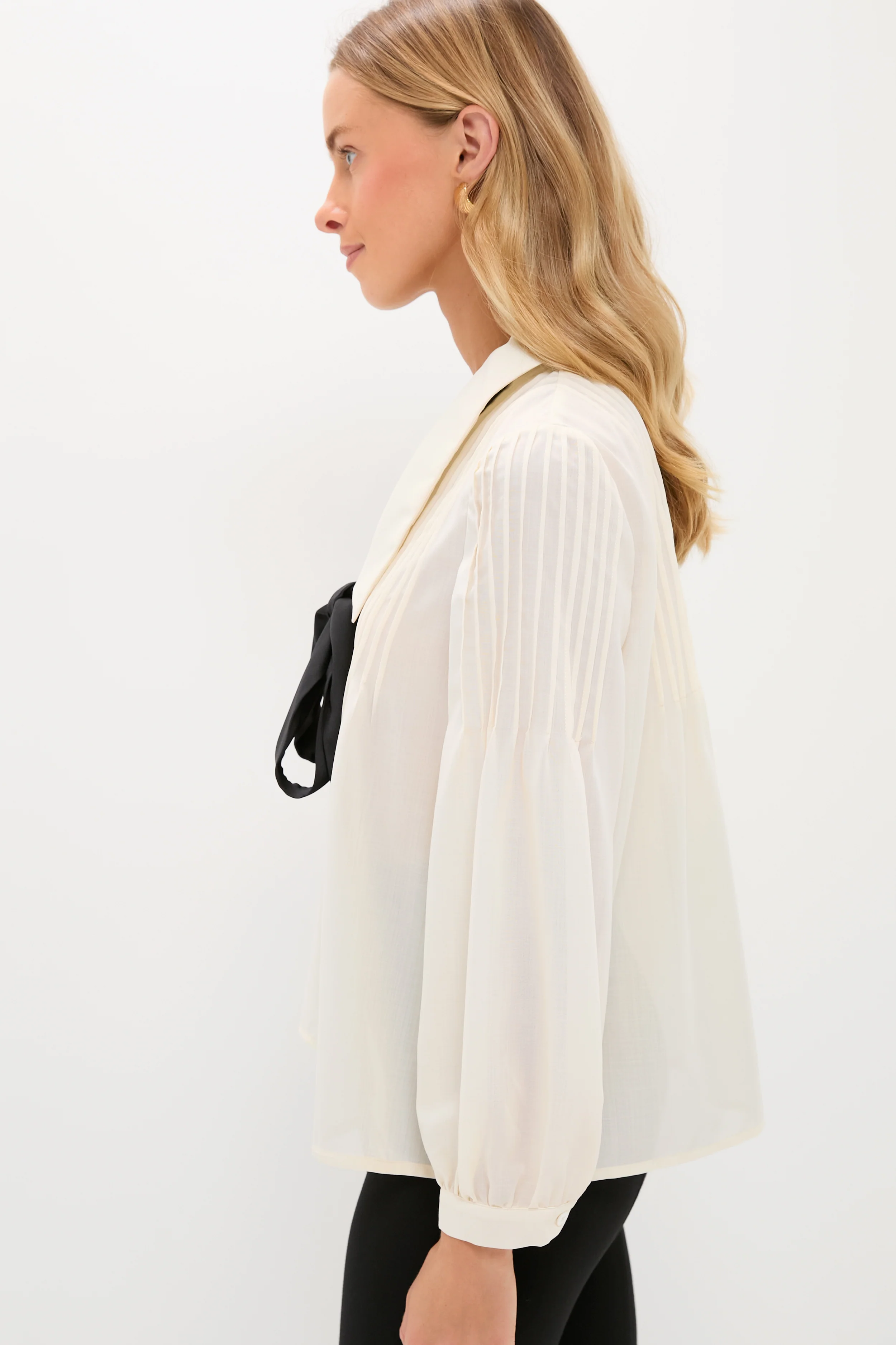 Sheer Bow Bessie Blouse - Image 3