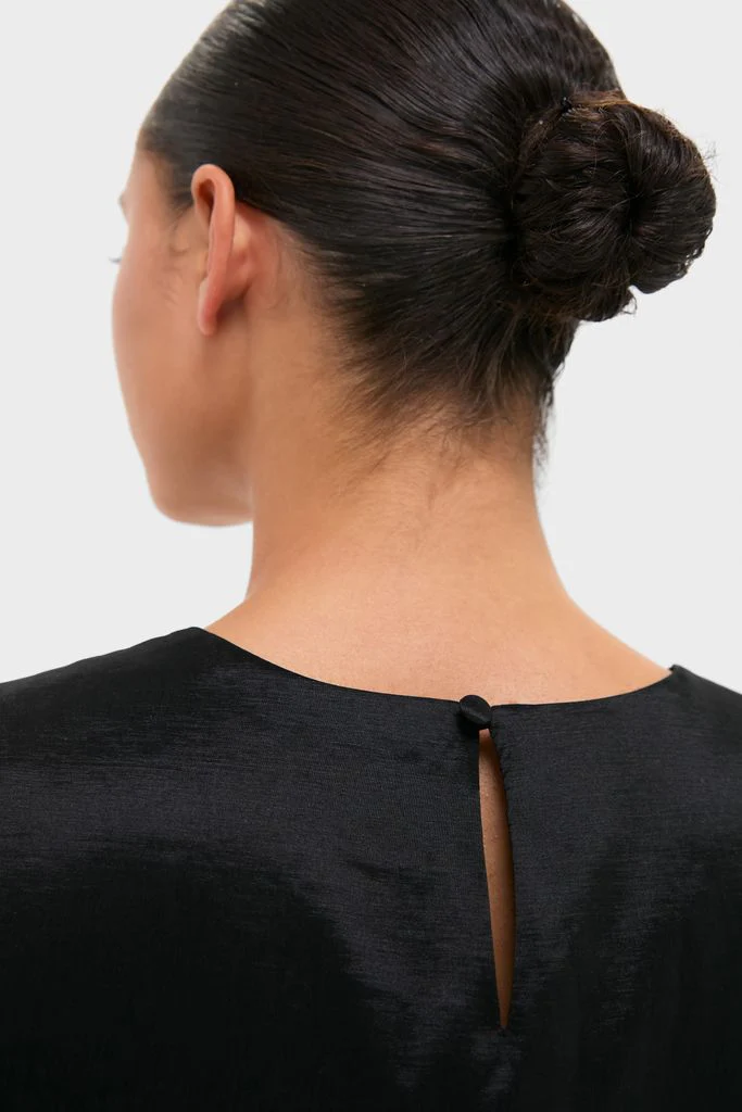 Black Taffeta Keating Top - Image 5