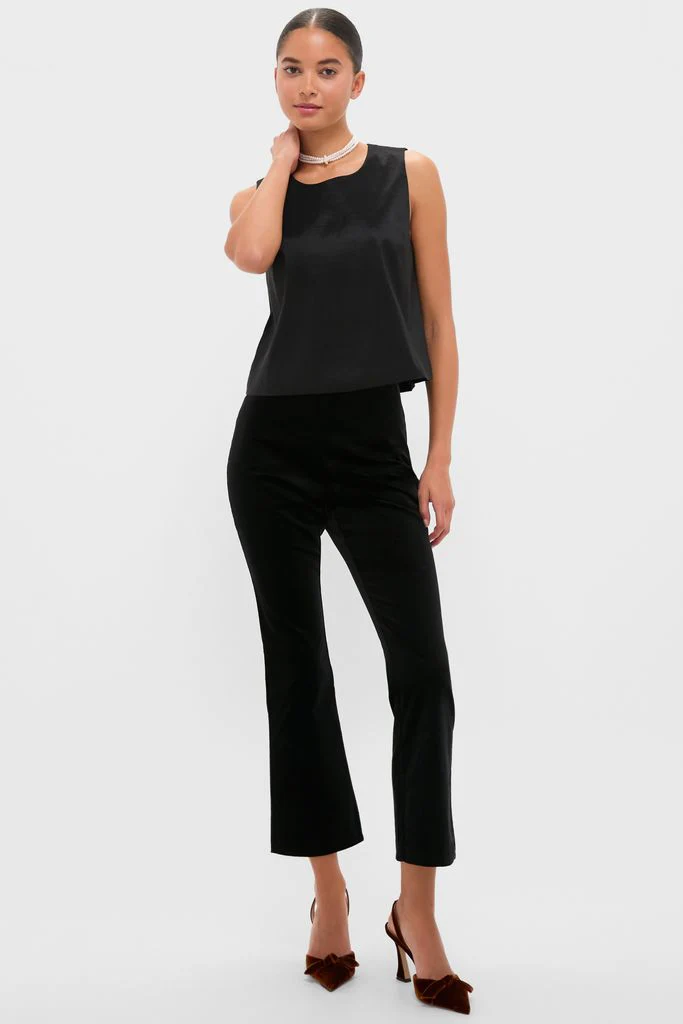 Black Taffeta Keating Top - Image 6