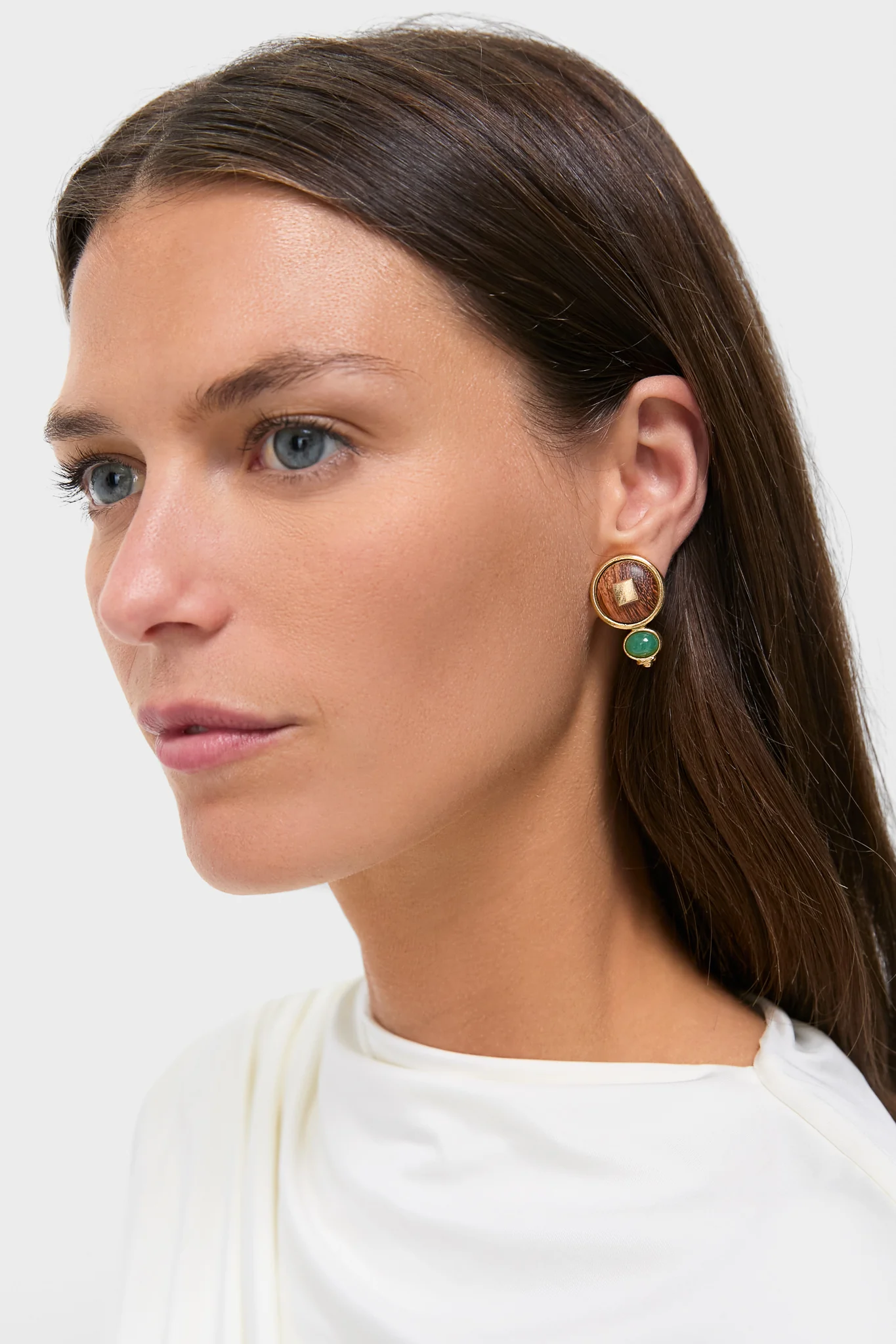Oak and Green Earrings - Image 2