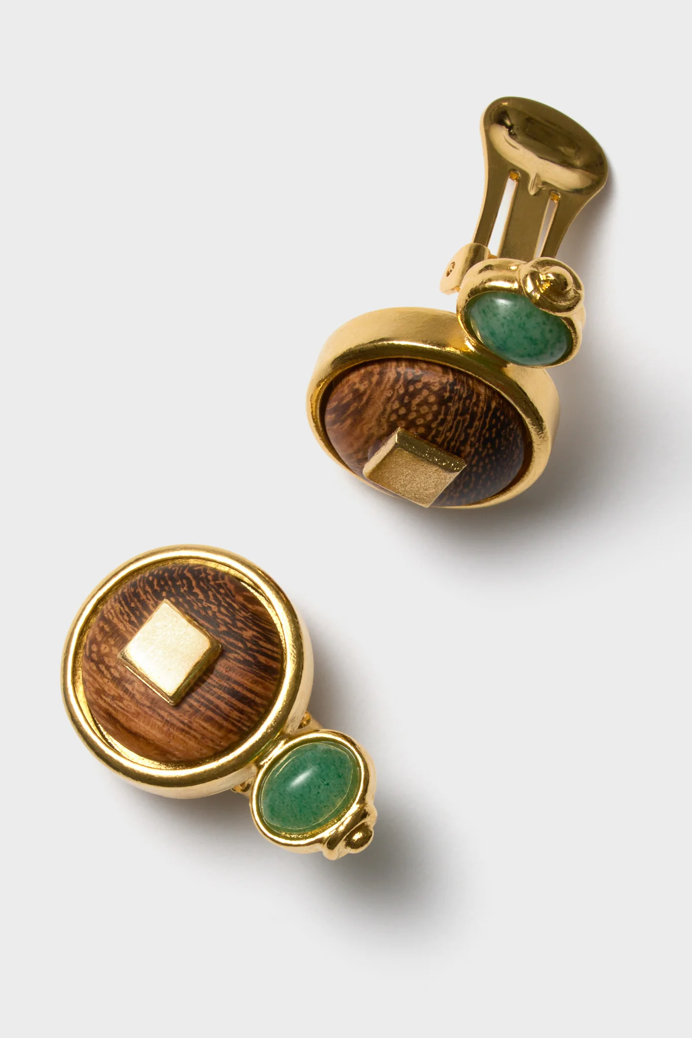 Oak and Green Earrings - Image 4
