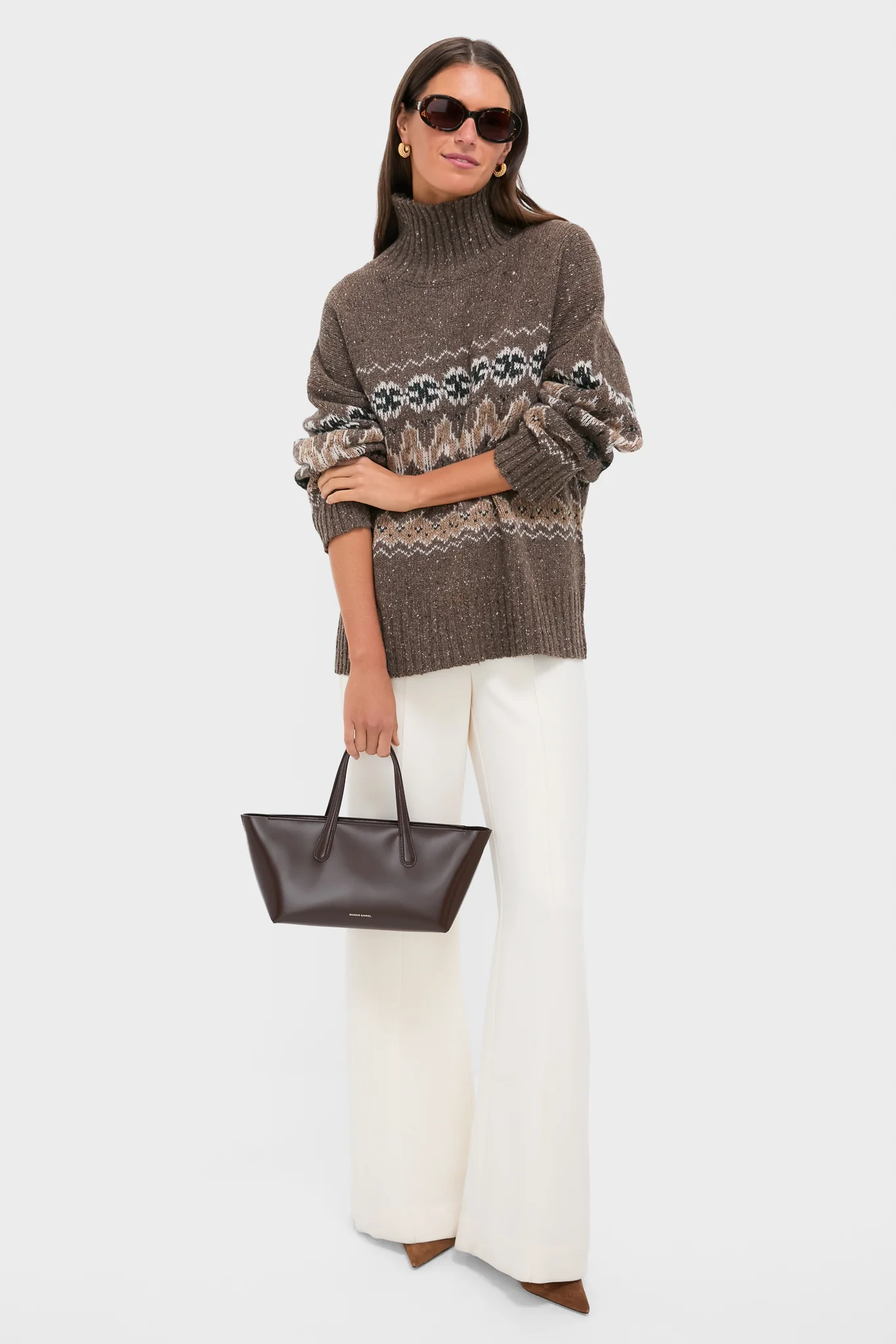 Oak Moss Fairisle Cecie Sweater - Image 2