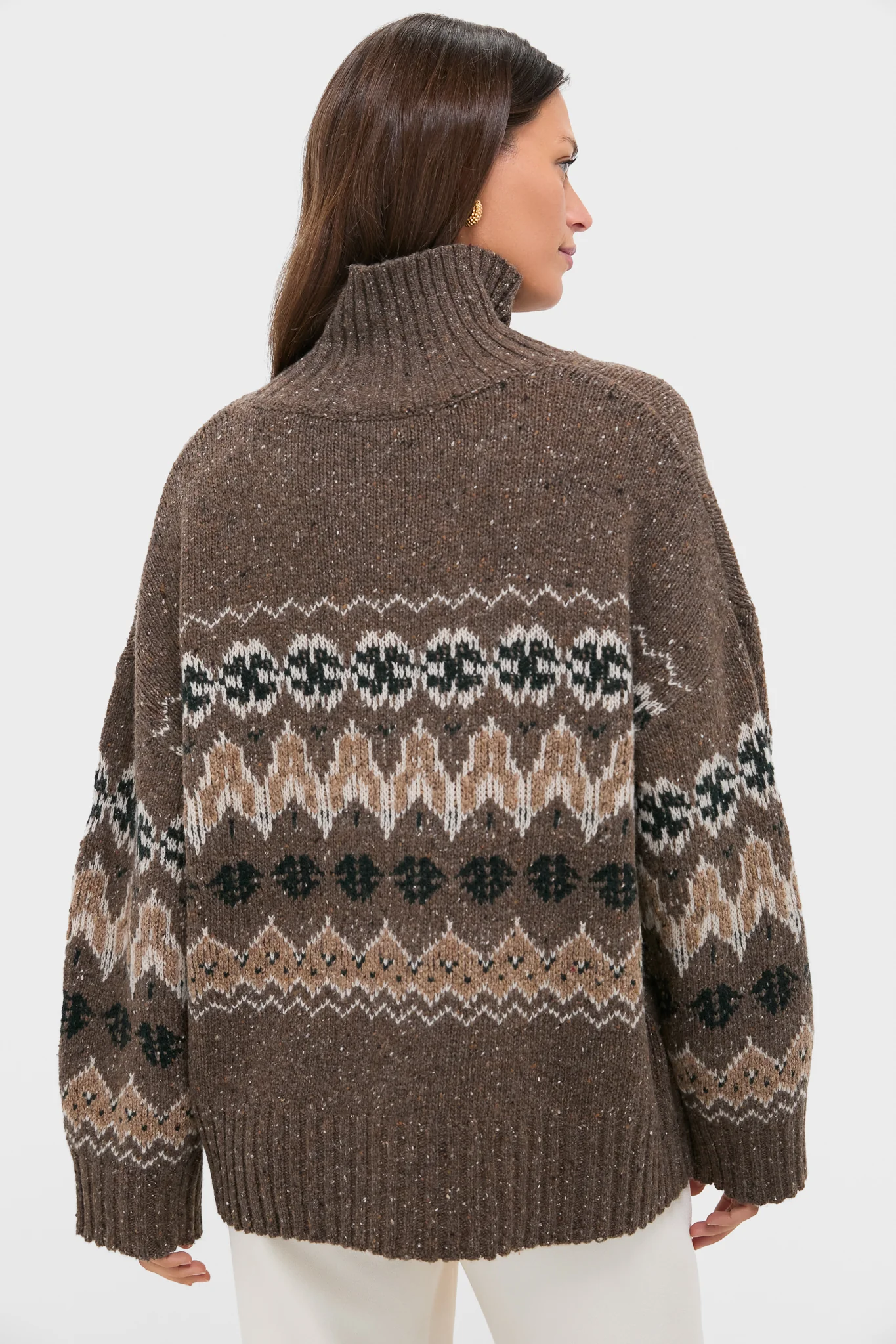 Oak Moss Fairisle Cecie Sweater - Image 4