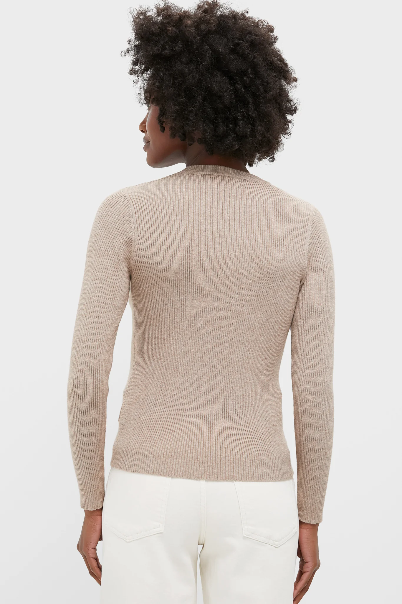 Oat Alden Ribbed Crewneck - Image 4
