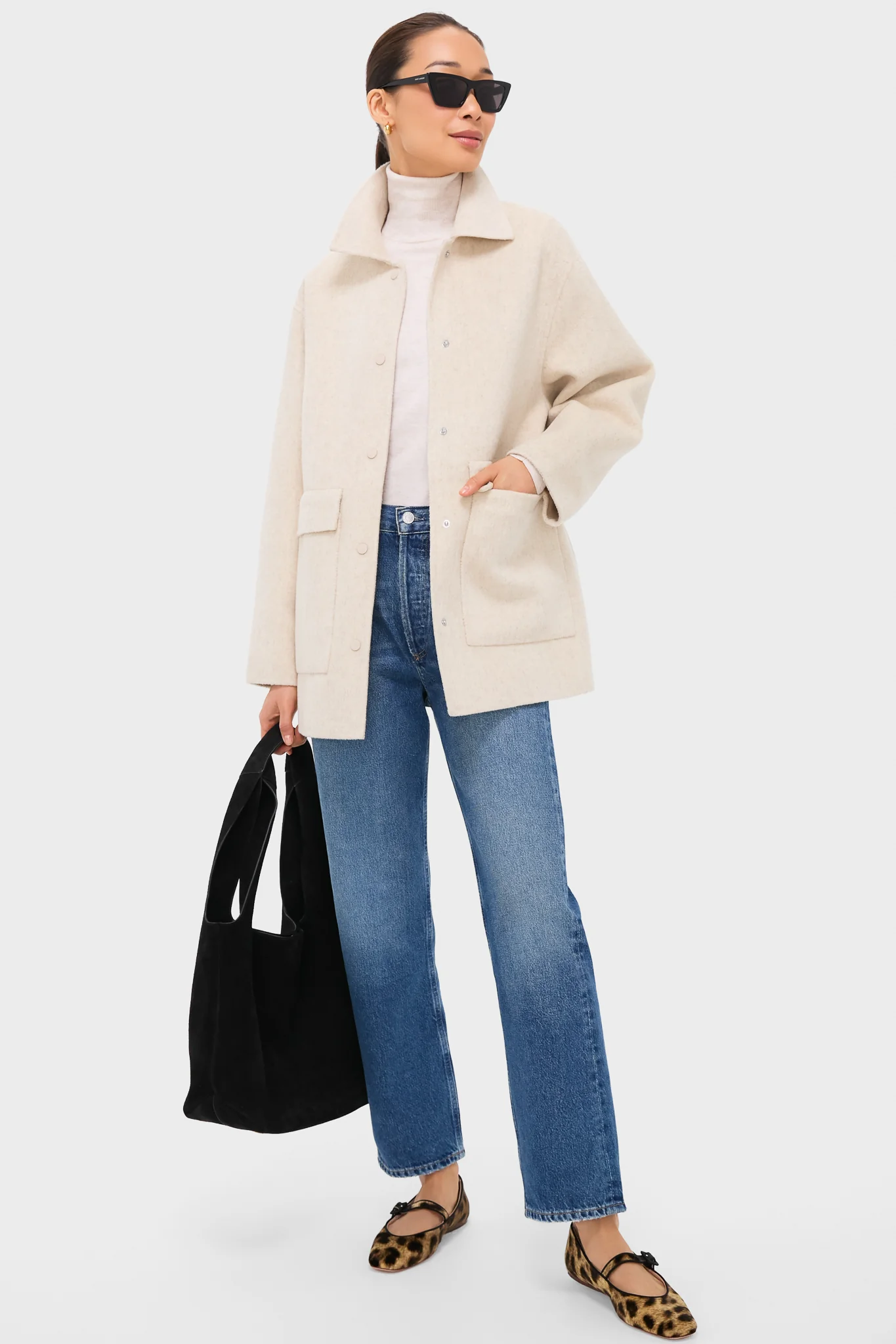 Oat Levi Wool Coat - Image 2