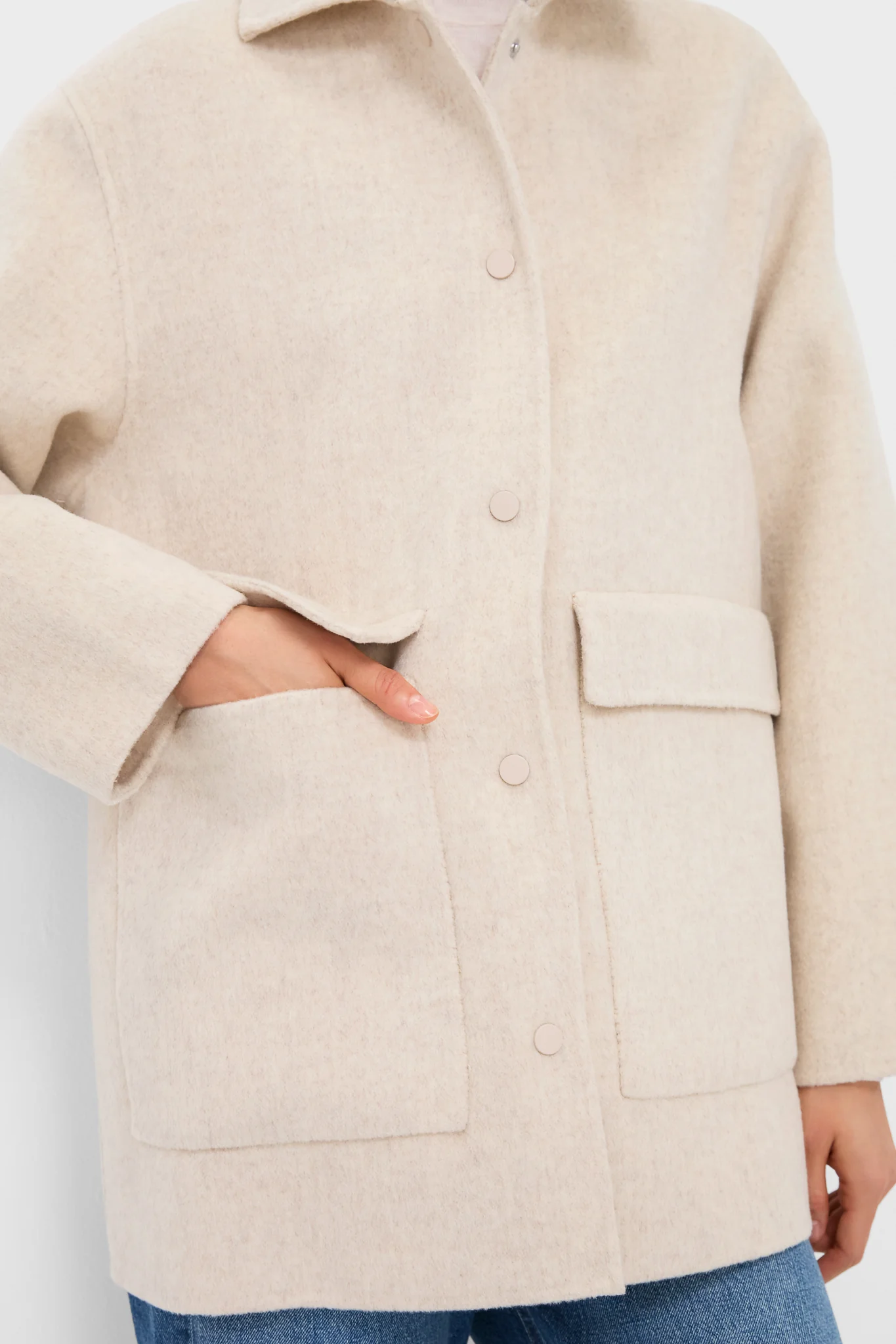 Oat Levi Wool Coat - Image 5