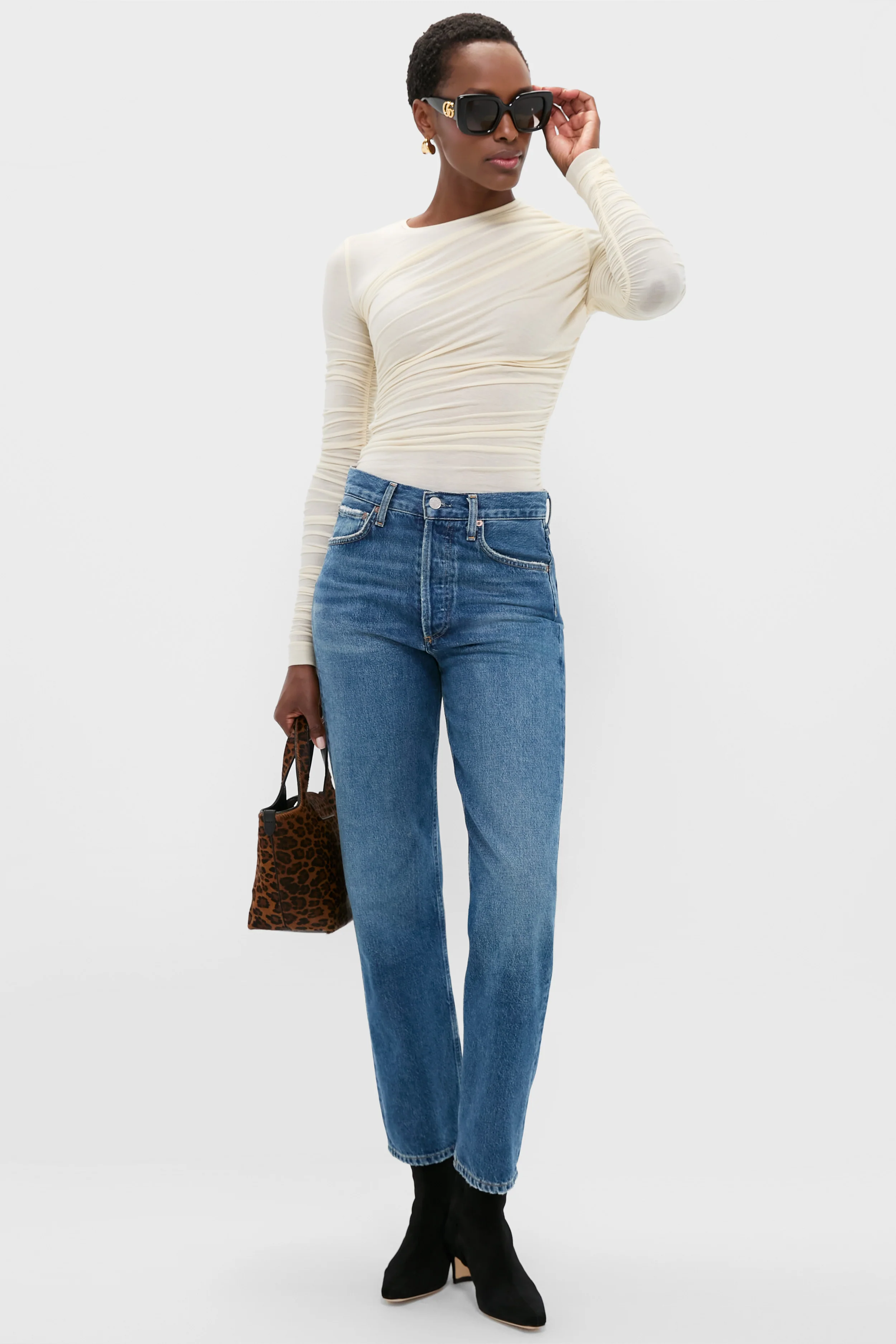 Oat Milk Tania Twist Tee - Image 2