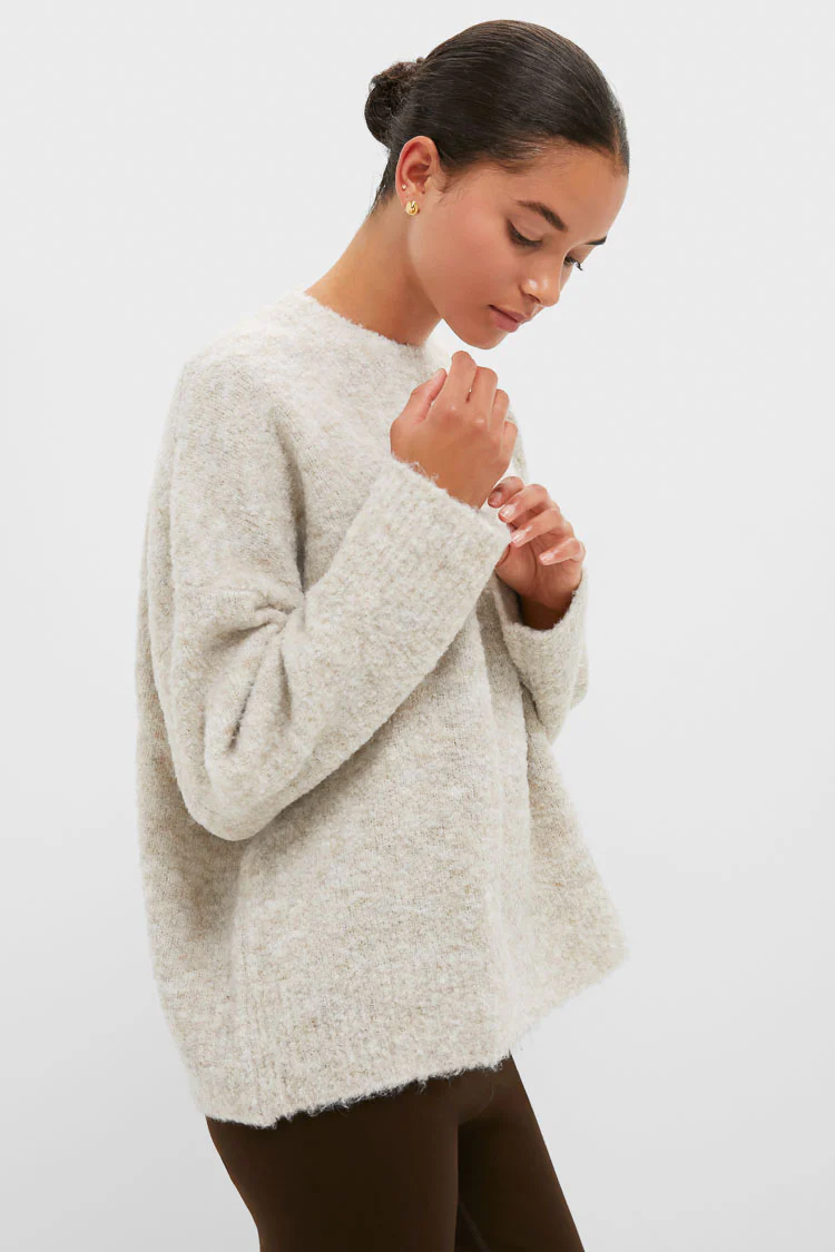 Oatmeal Elias Knit Sweater - Image 3
