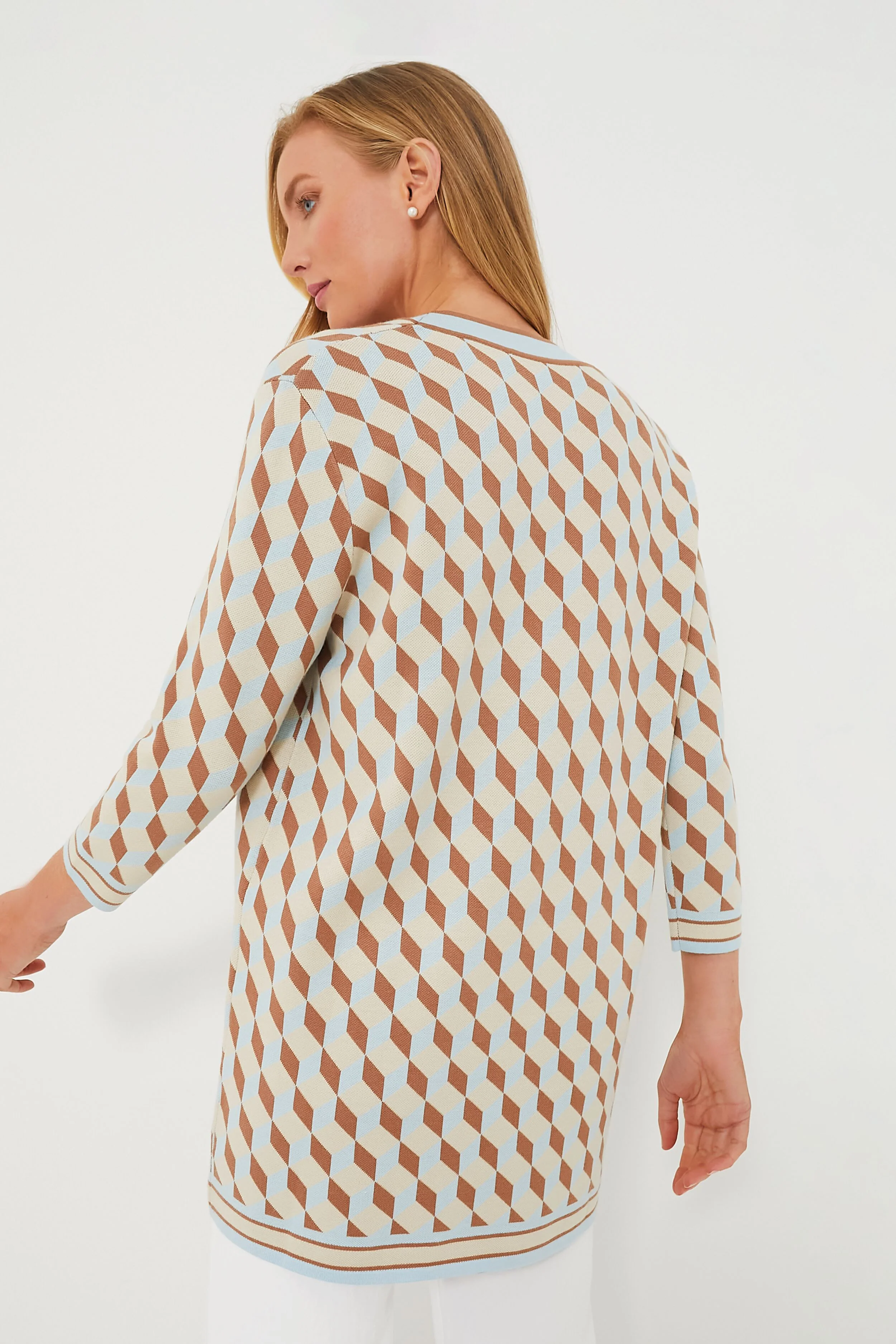 Ocean Spray Knit Geo Liv Cardigan - Image 4