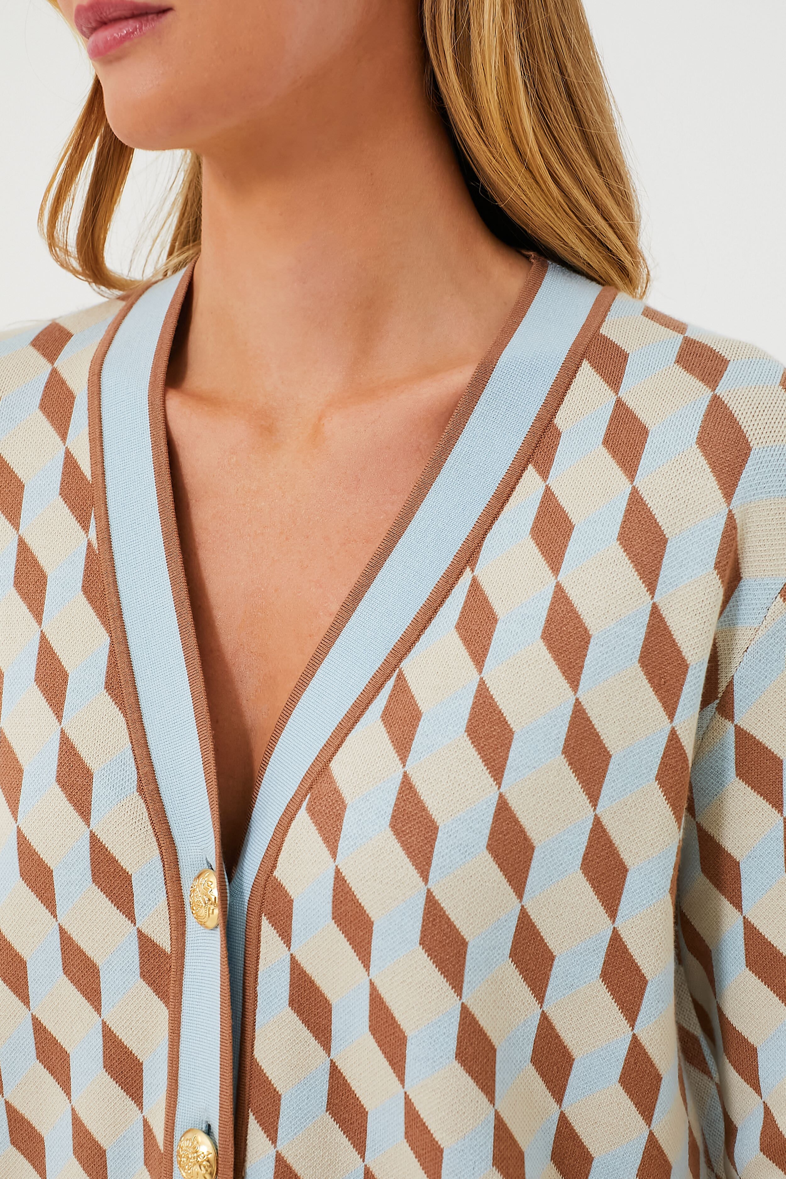 Ocean Spray Knit Geo Liv Cardigan - Image 5