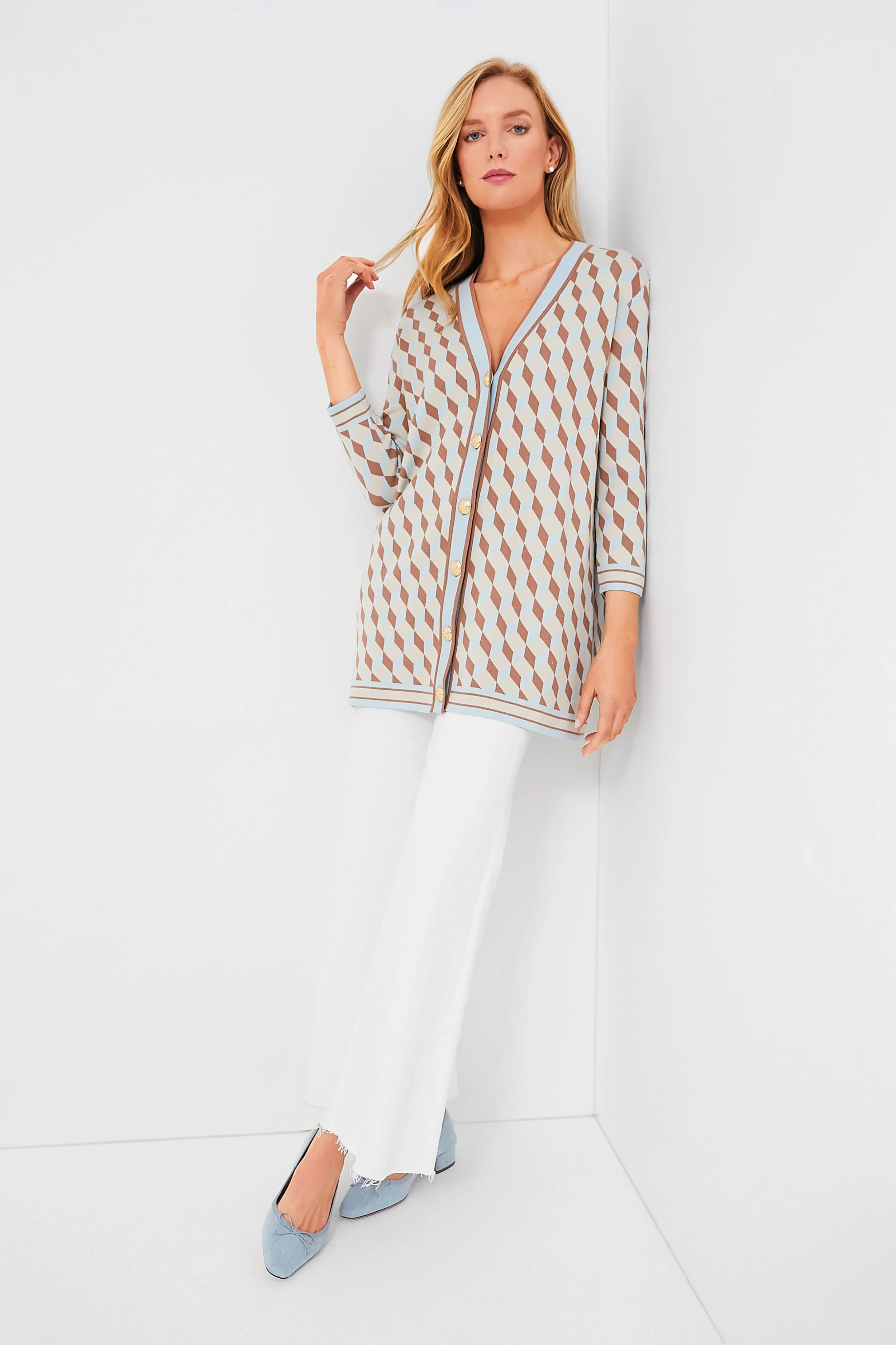 Ocean Spray Knit Geo Liv Cardigan - Image 6