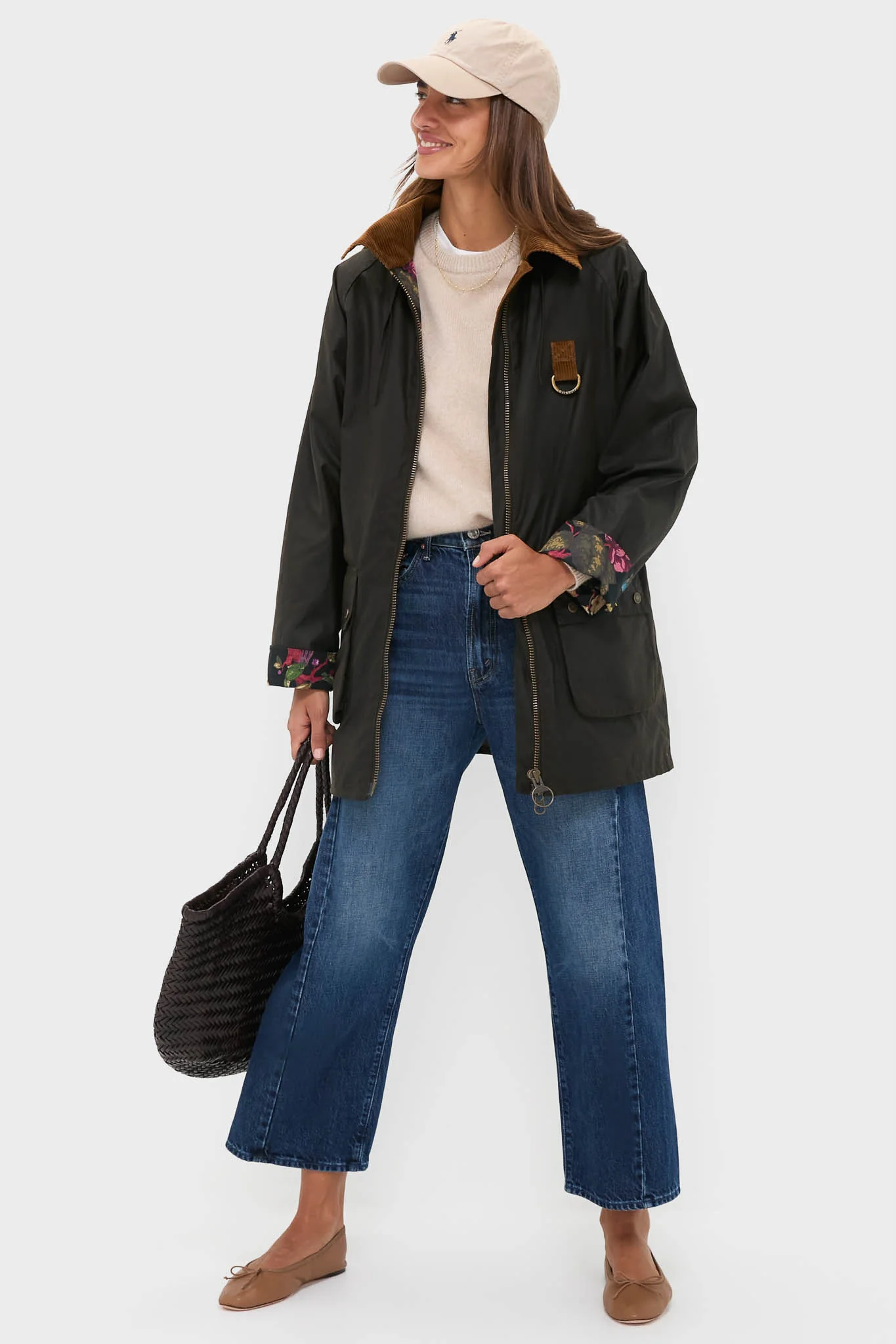Olive Barbour x Tuckernuck Elodie Wax Jacket - Image 3