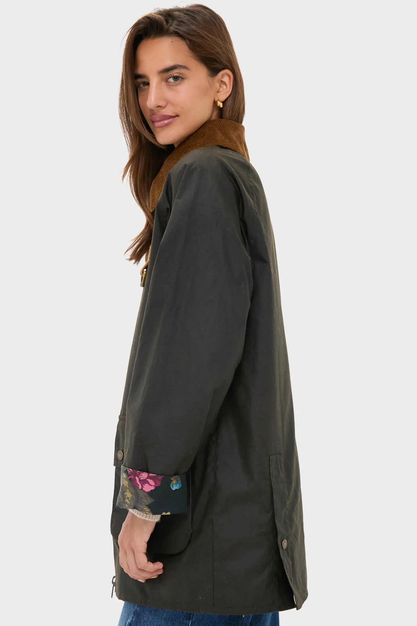 Olive Barbour x Tuckernuck Elodie Wax Jacket - Image 4