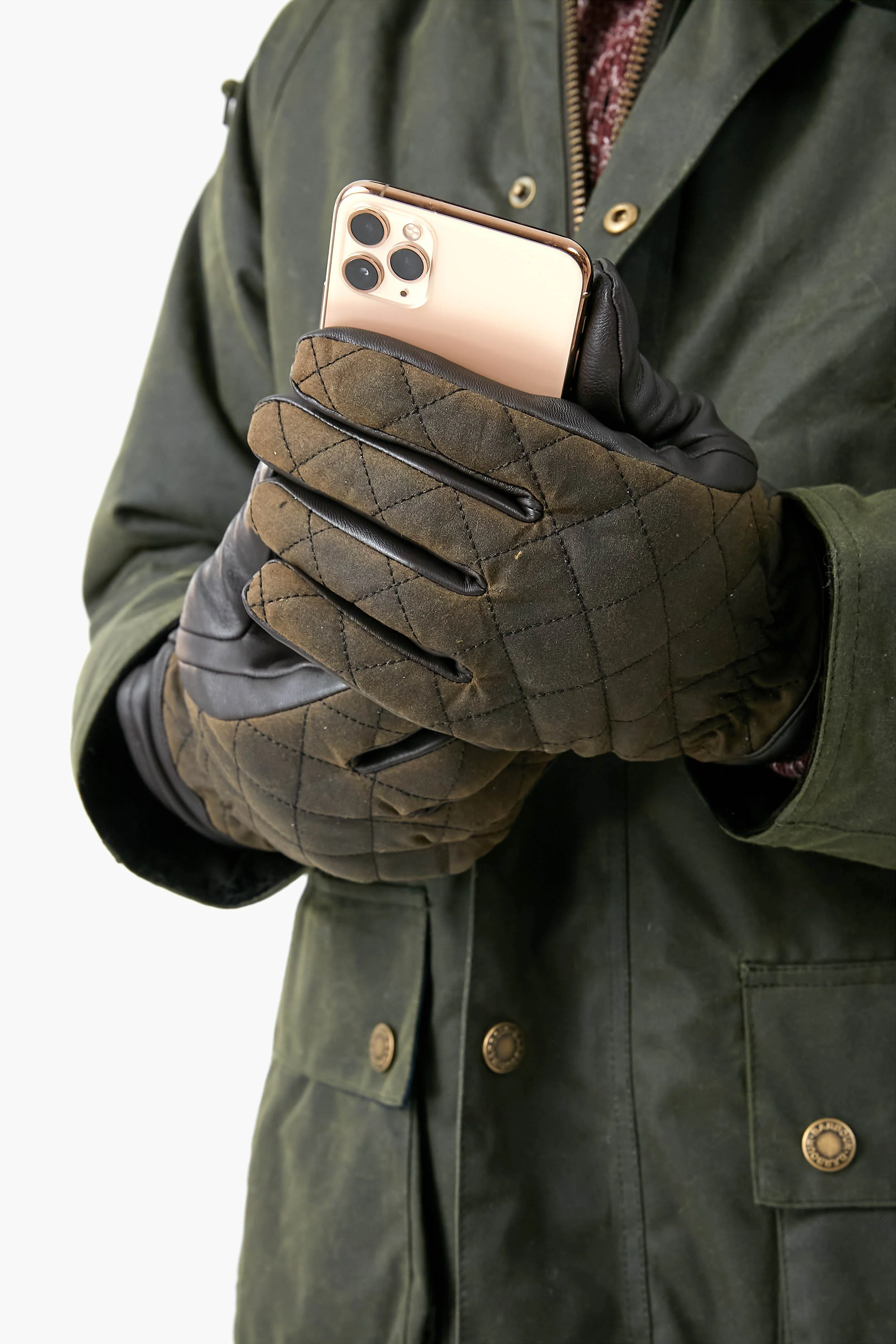 Olive Brown Dalegarth Gloves - Image 2