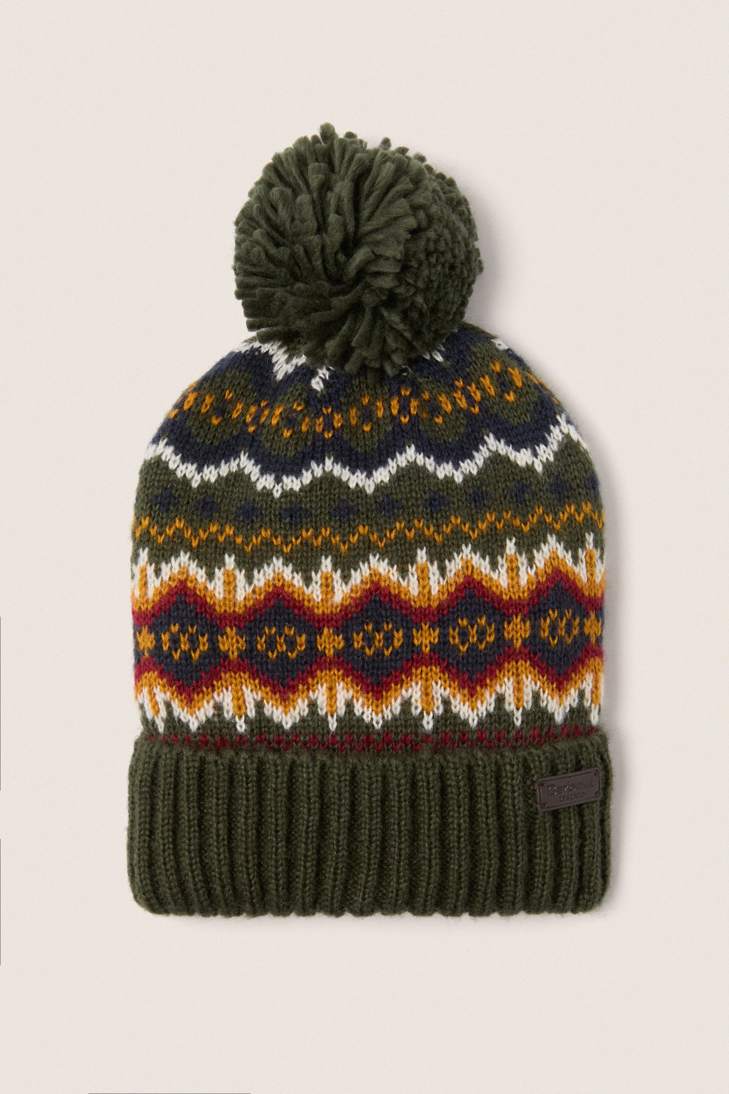 Olive Case Fair Isle Dog Set - Image 3