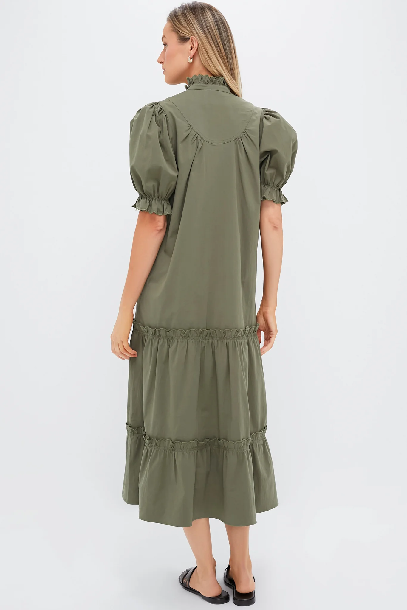 Olive Green Selena Maxi Dress - Image 4