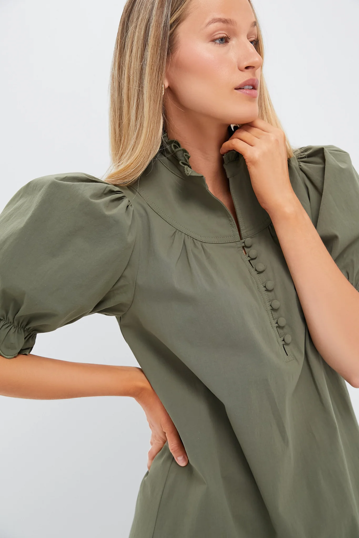 Olive Green Selena Maxi Dress - Image 5