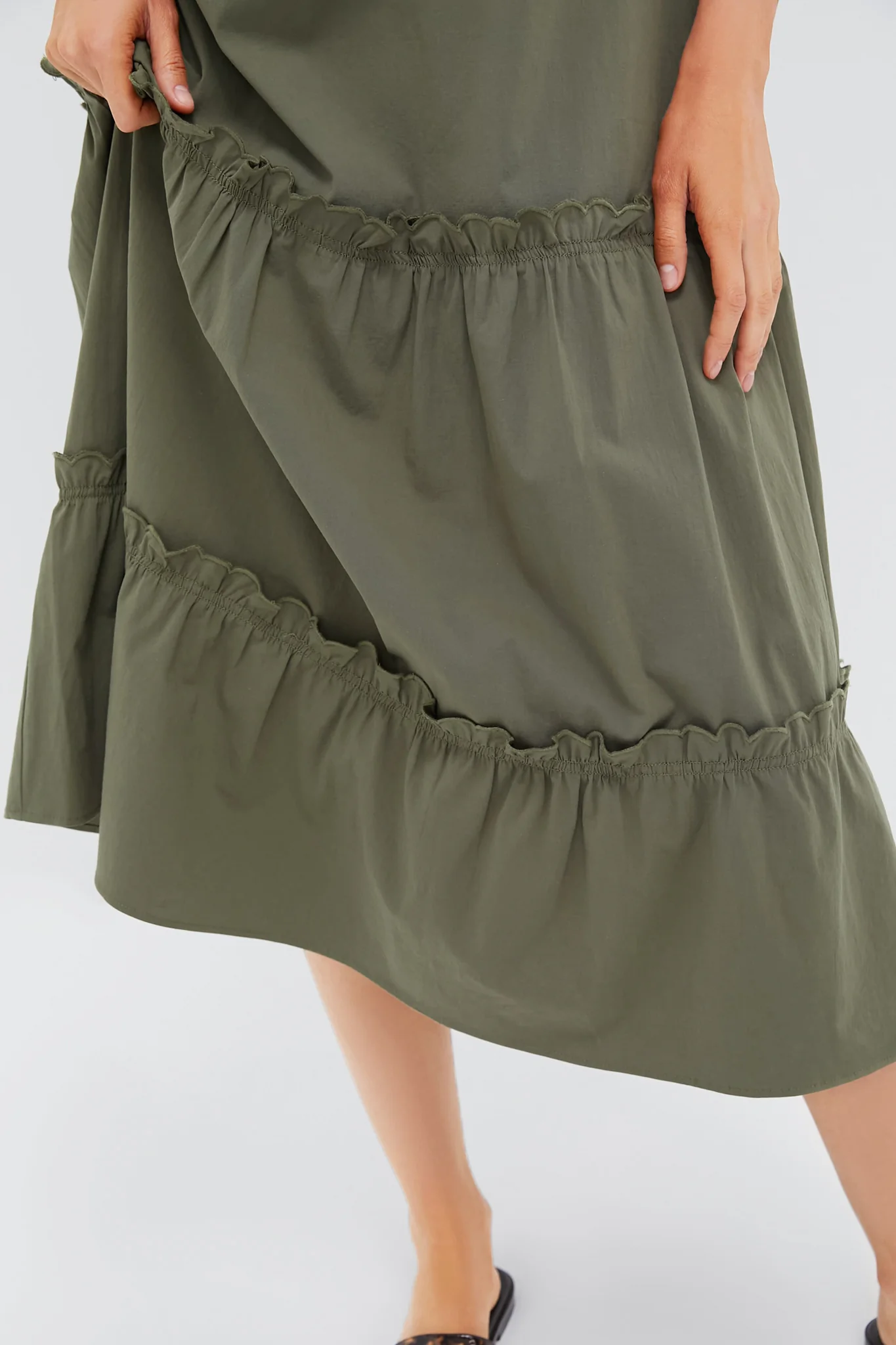 Olive Green Selena Maxi Dress - Image 6