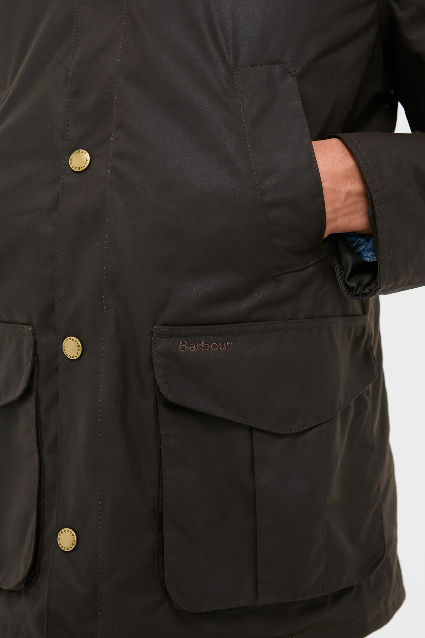 Olive Hereford Wax Jacket - Image 5