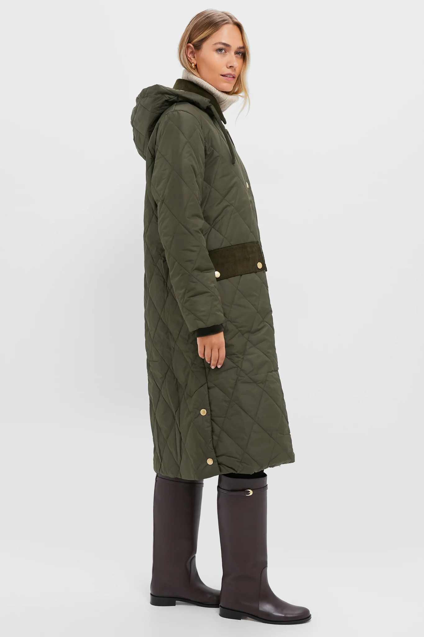 Olive Meredith Quilted Jacket - Image 3
