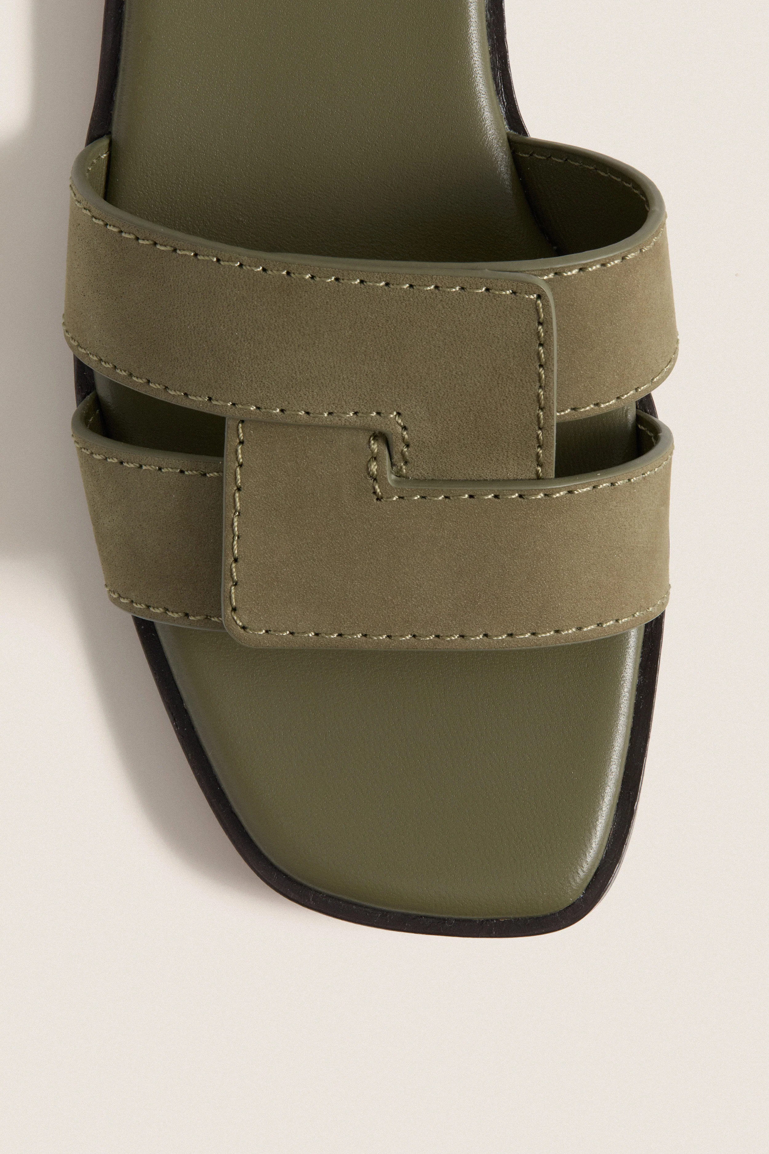 Olive Nubuck Muse Sandals - Image 5