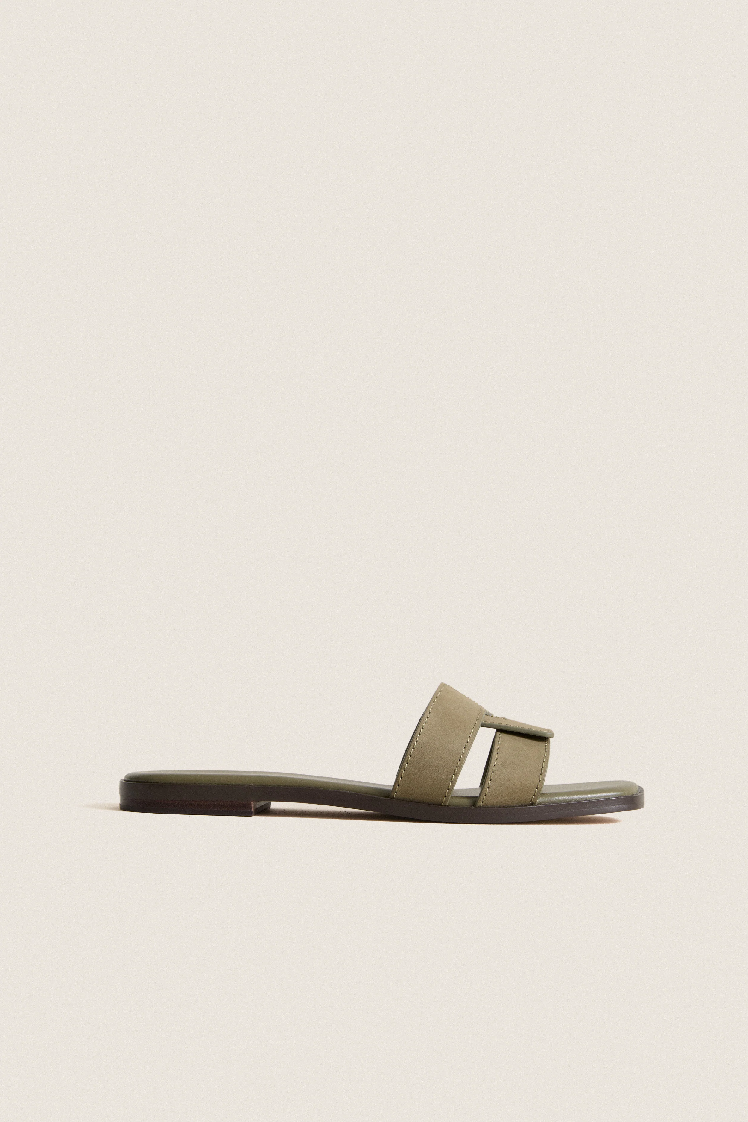 Olive Nubuck Muse Sandals - Image 6