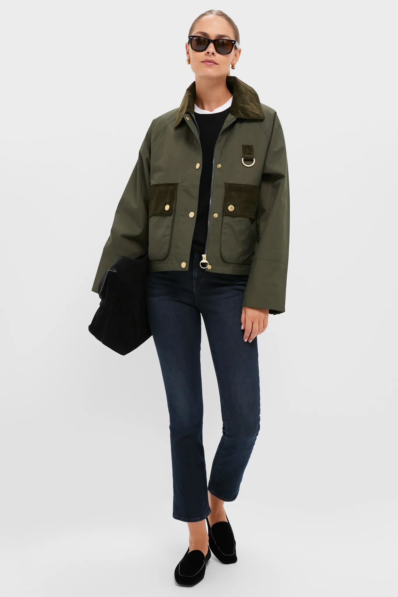 Olive Phoebe Casual Jacket - Image 2
