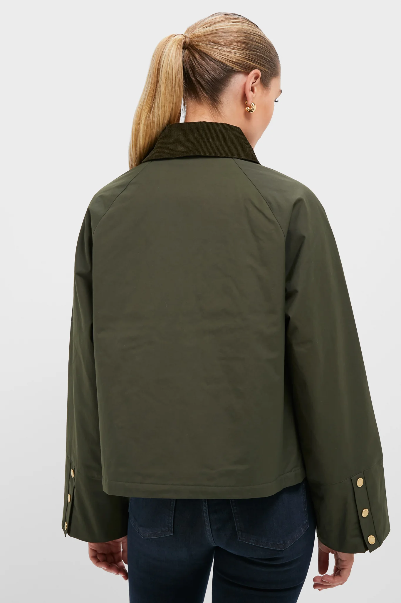 Olive Phoebe Casual Jacket - Image 4