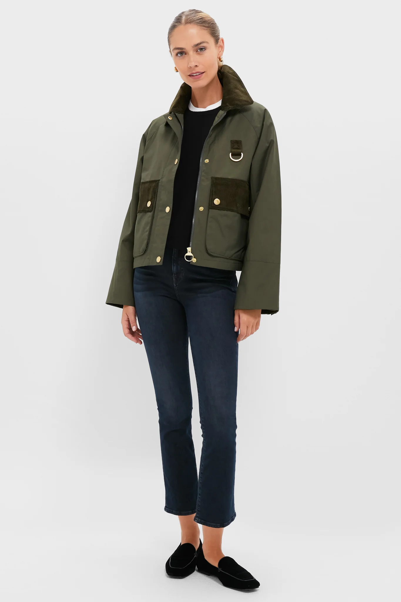 Olive Phoebe Casual Jacket - Image 6