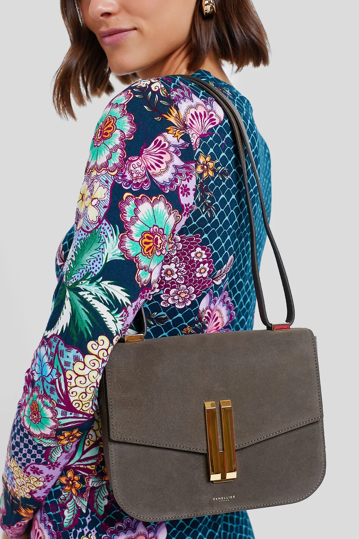 Olive Suede Vancouver Bag - Image 3