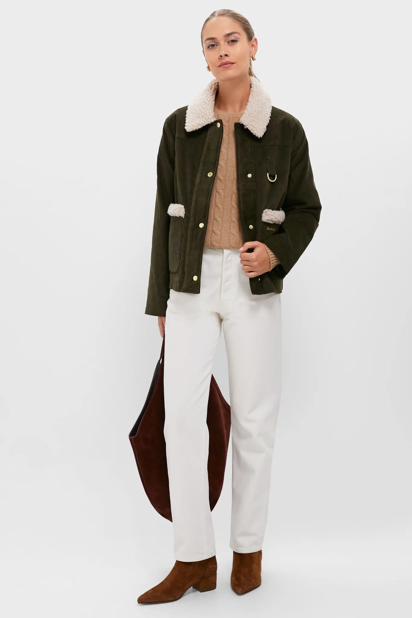 Olive Tabitha Casual Jacket - Image 2