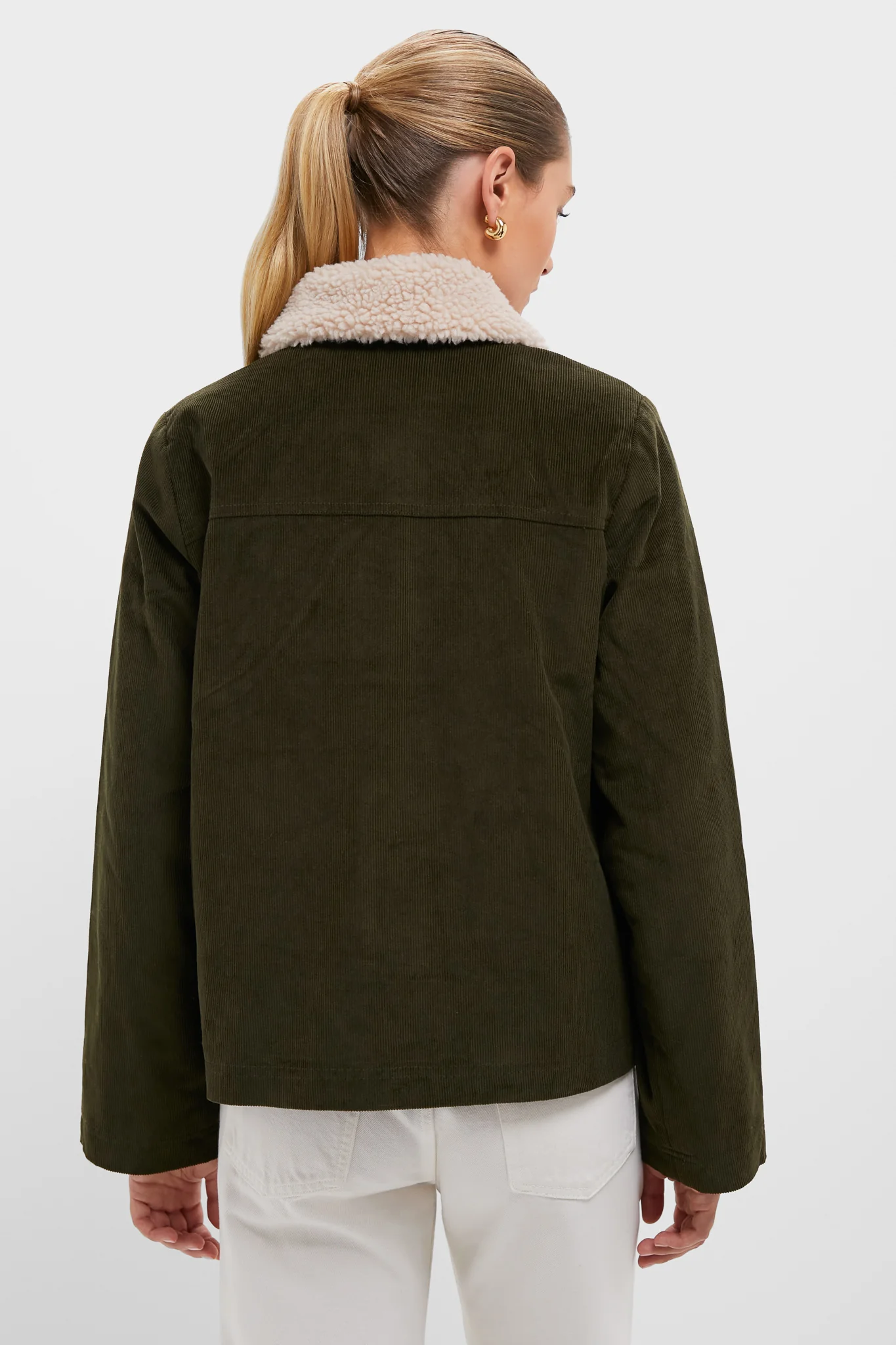 Olive Tabitha Casual Jacket - Image 4