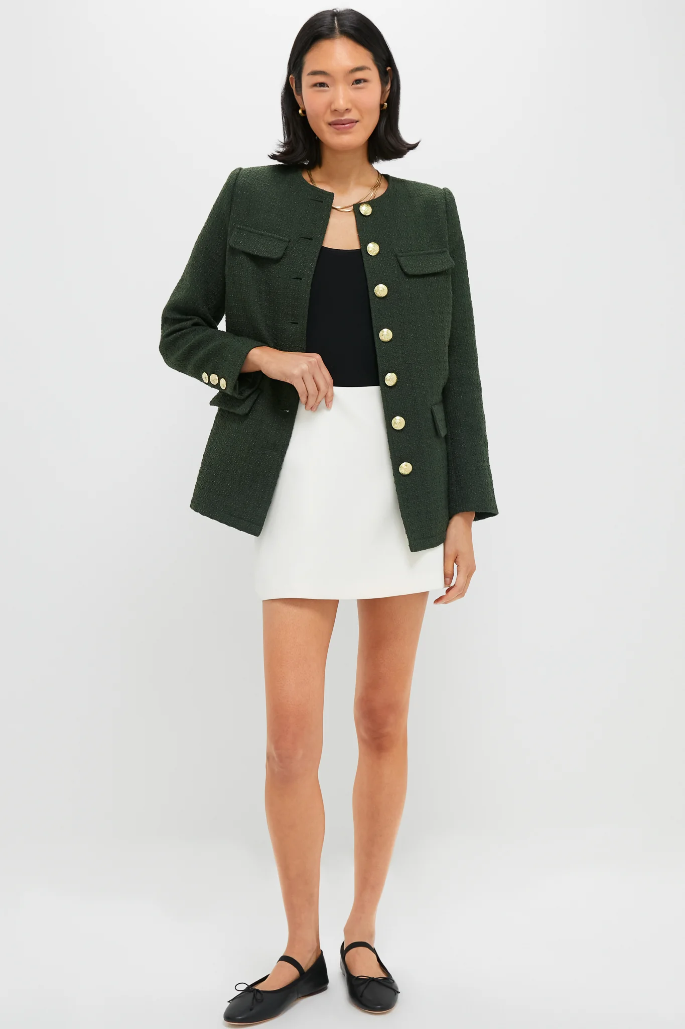 Olive Tweed Jennings Jacket - Image 6