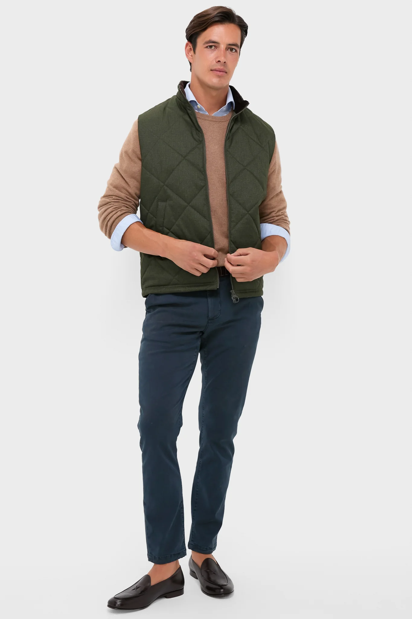 Olive Winter Finn Gilet - Image 2