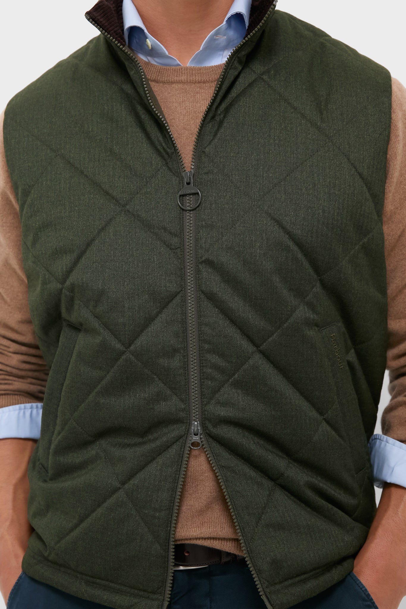 Olive Winter Finn Gilet - Image 6