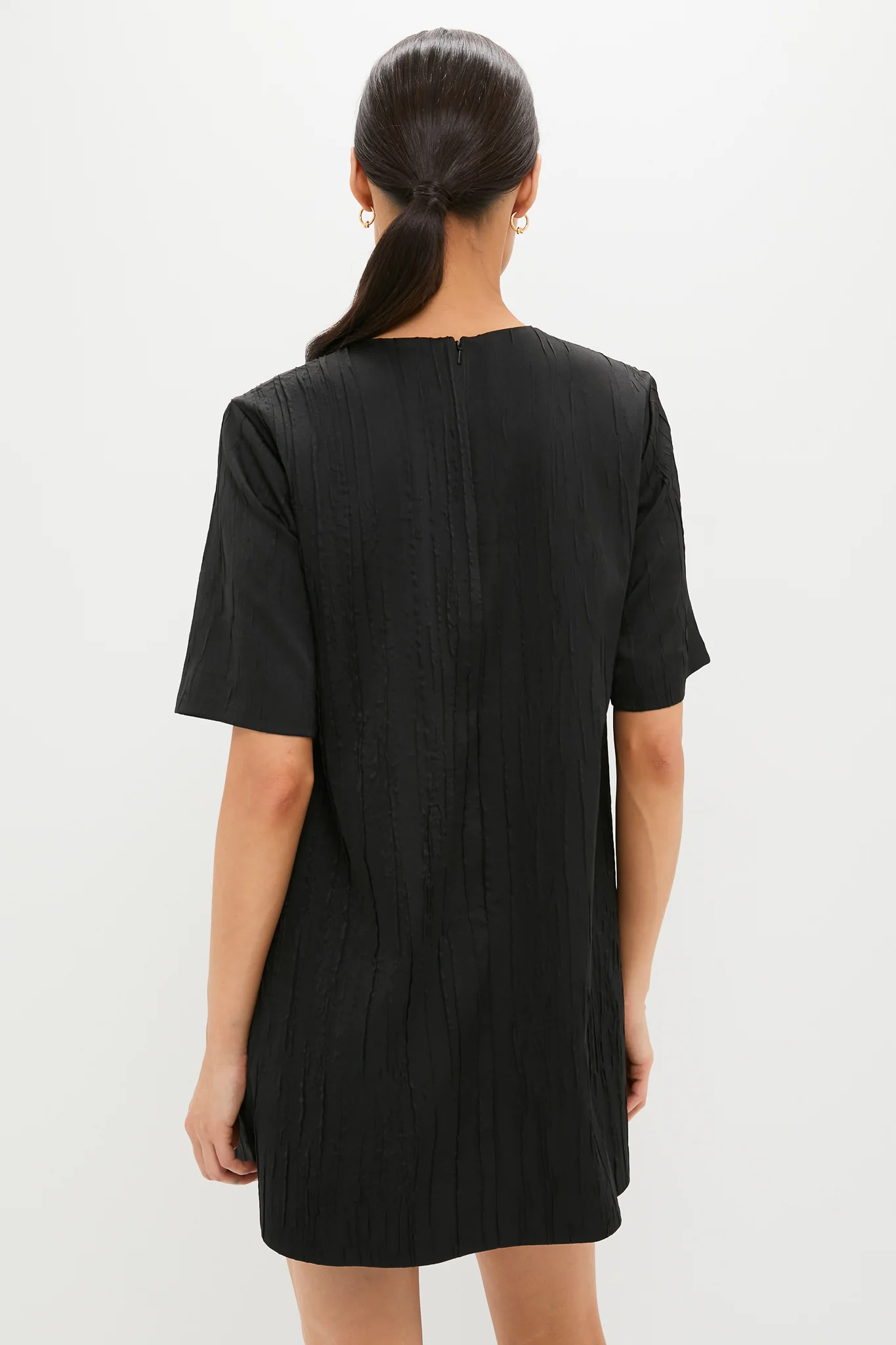 Onyx and Ivory Classic Katya Mini Dress - Image 4