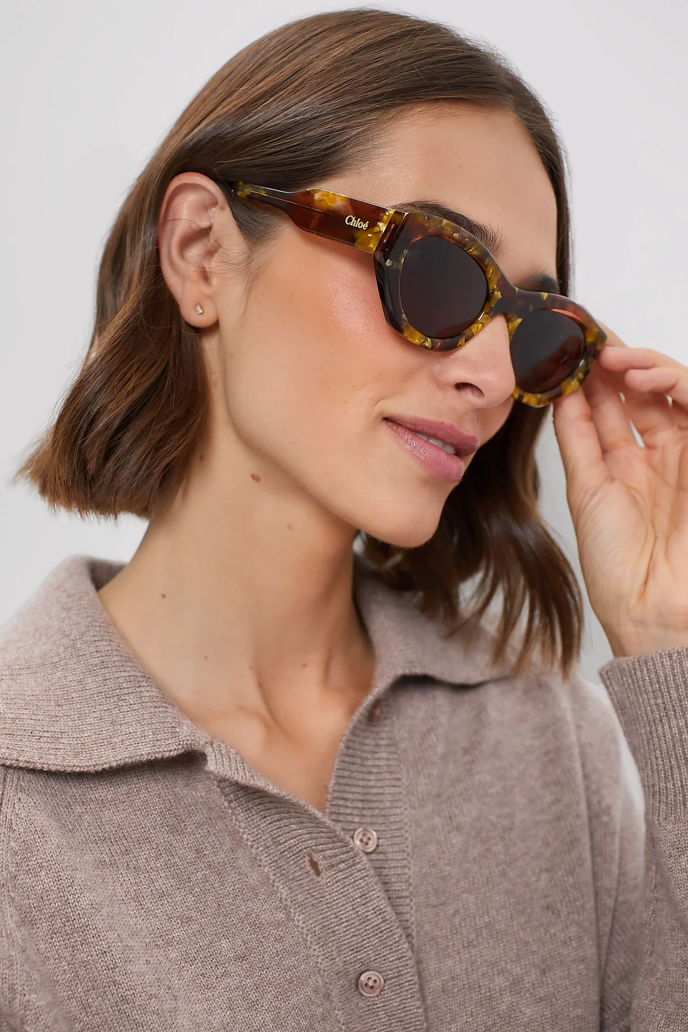 Opal Gold Gayia Reace Sunglasses - Image 2