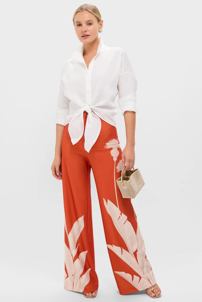 Orange Dandelion Pants - Image 2