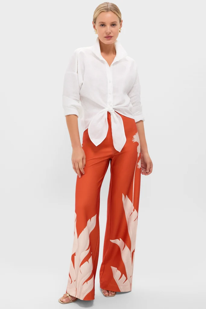Orange Dandelion Pants - Image 6