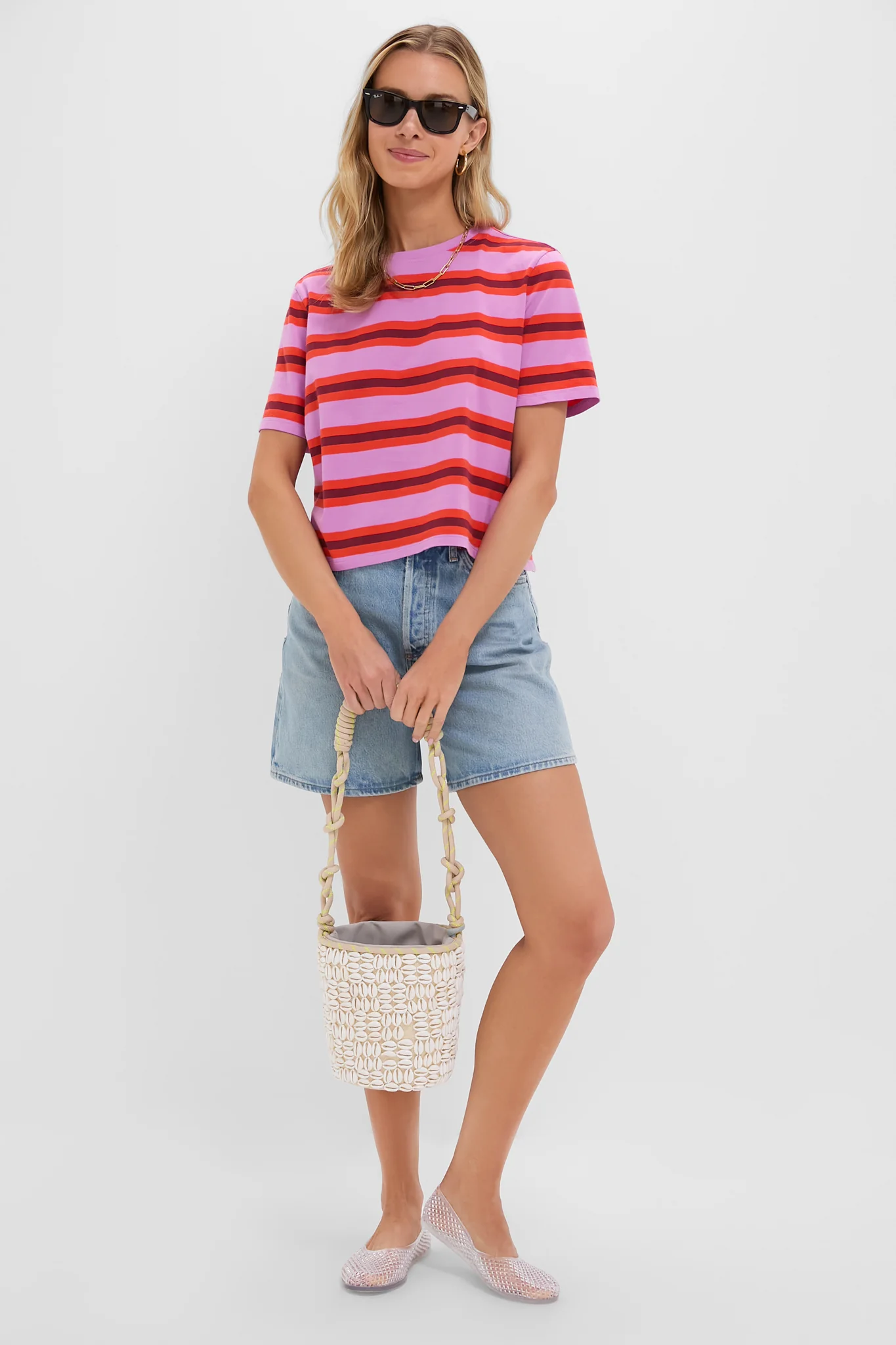 Orchid Poppy Plum Multistripe Brentwood Shirt - Image 2