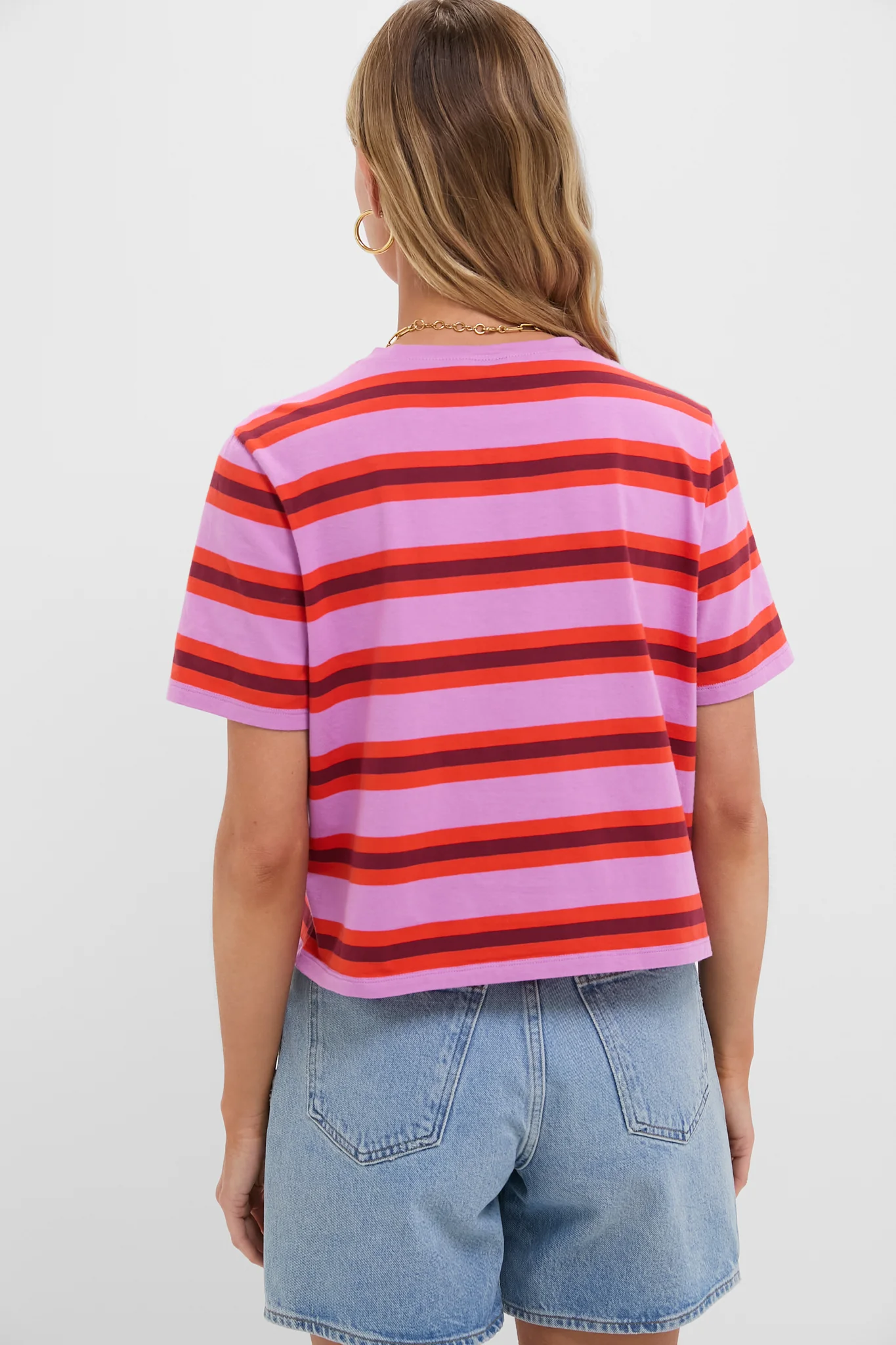 Orchid Poppy Plum Multistripe Brentwood Shirt - Image 4